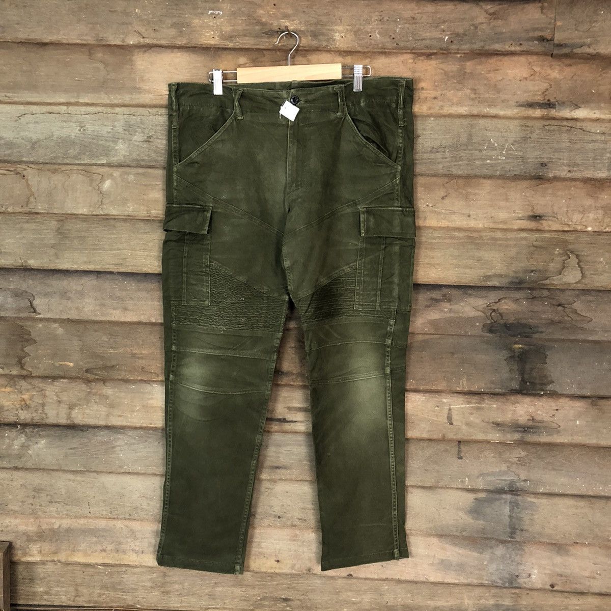image of Military Glodiator Dark Green Multipocket Tactical Cargo Pants 4511, Men's (Size 36)