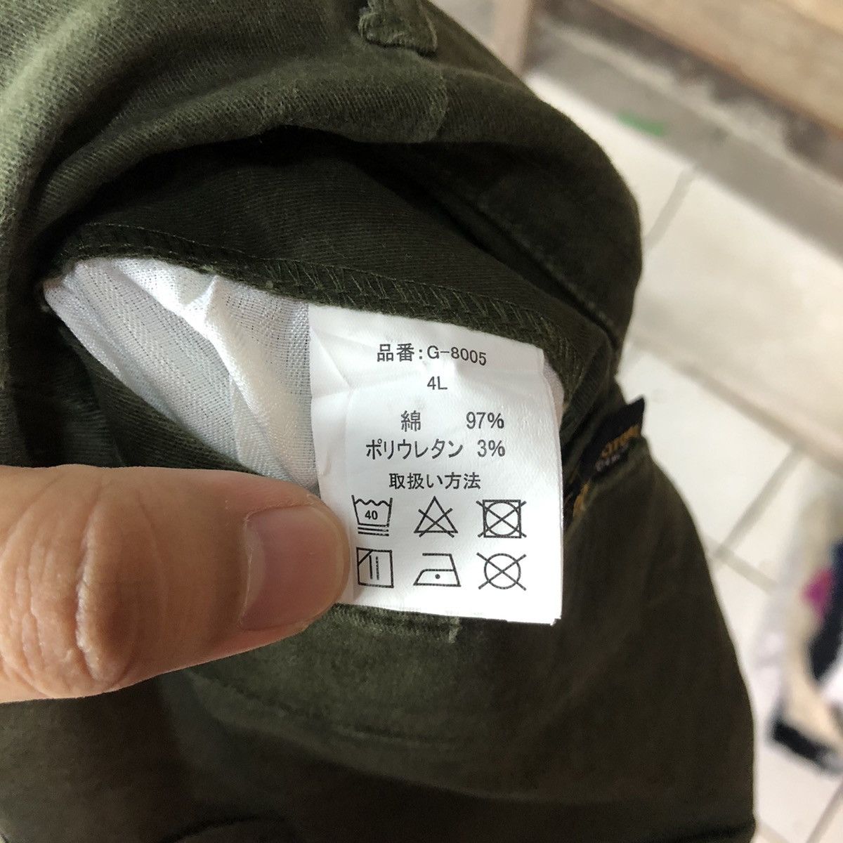 Japanese Brand Glodiator Dark Green multipocket tactical Cargo Pants #4511 Size US 36 / EU 52 - 17 Thumbnail