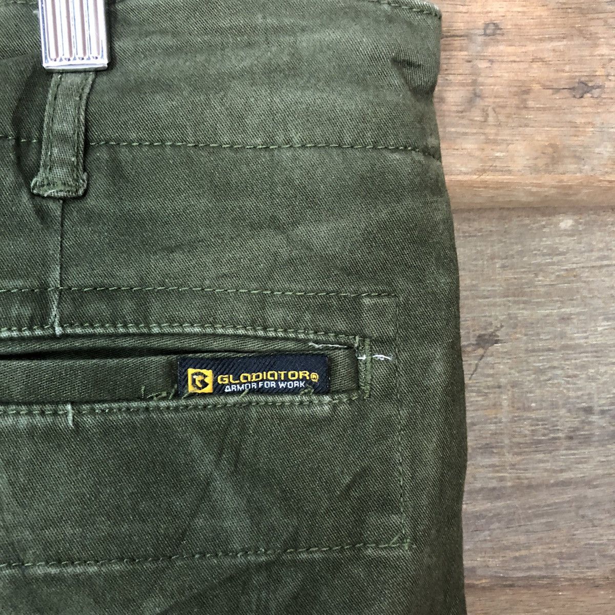 Japanese Brand Glodiator Dark Green multipocket tactical Cargo Pants #4511 Size US 36 / EU 52 - 16 Thumbnail