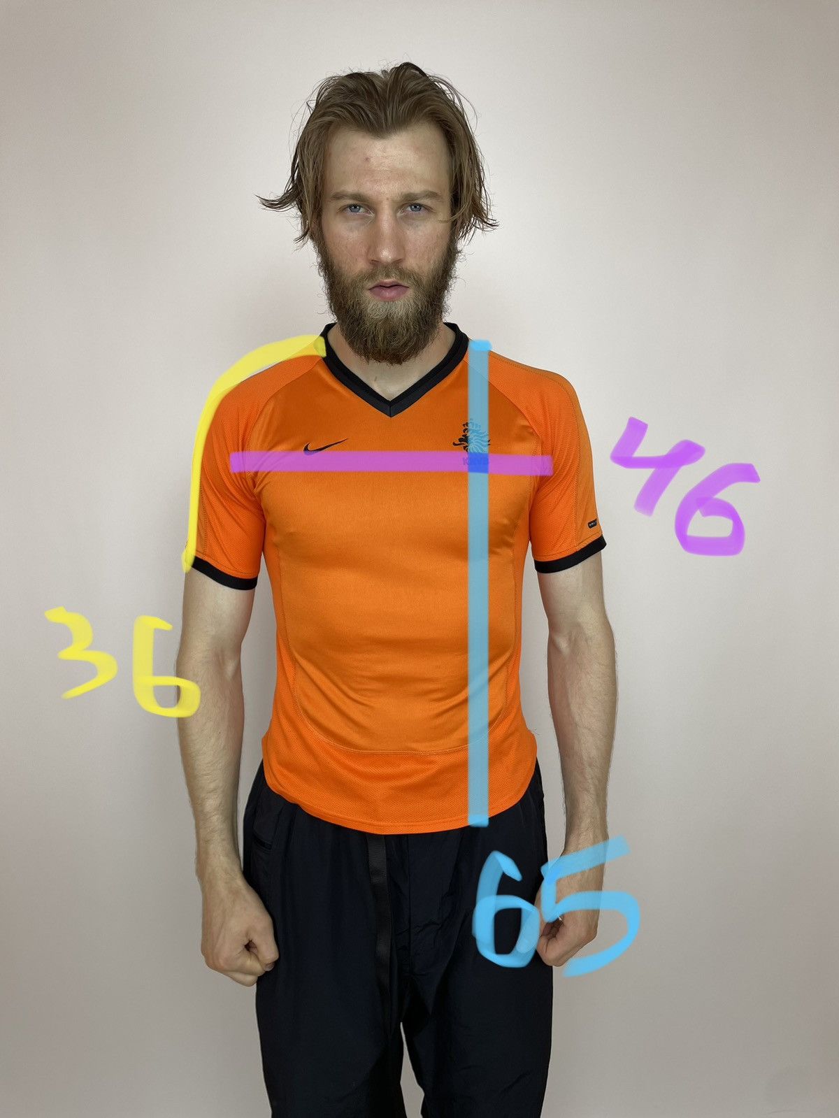 Vintage Nike KNVB VINTAGE Jersey Size Small Size US S / EU 44-46 / 1 - 11 Thumbnail