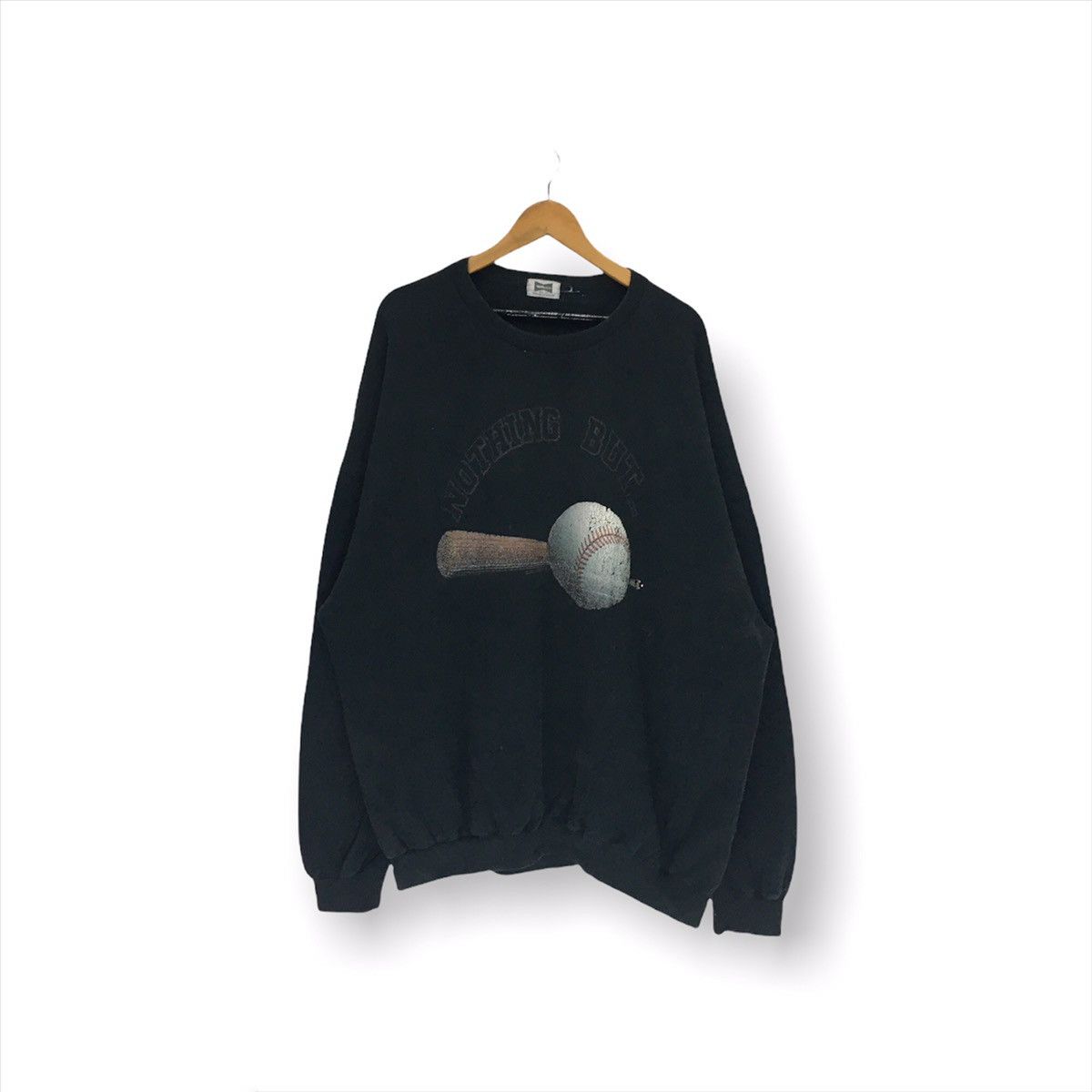MLB × Nutmeg × Vintage Vintage Nothing But Baseball Sweatshirt Size US XL / EU 56 / 4 - 1 Thumbnail