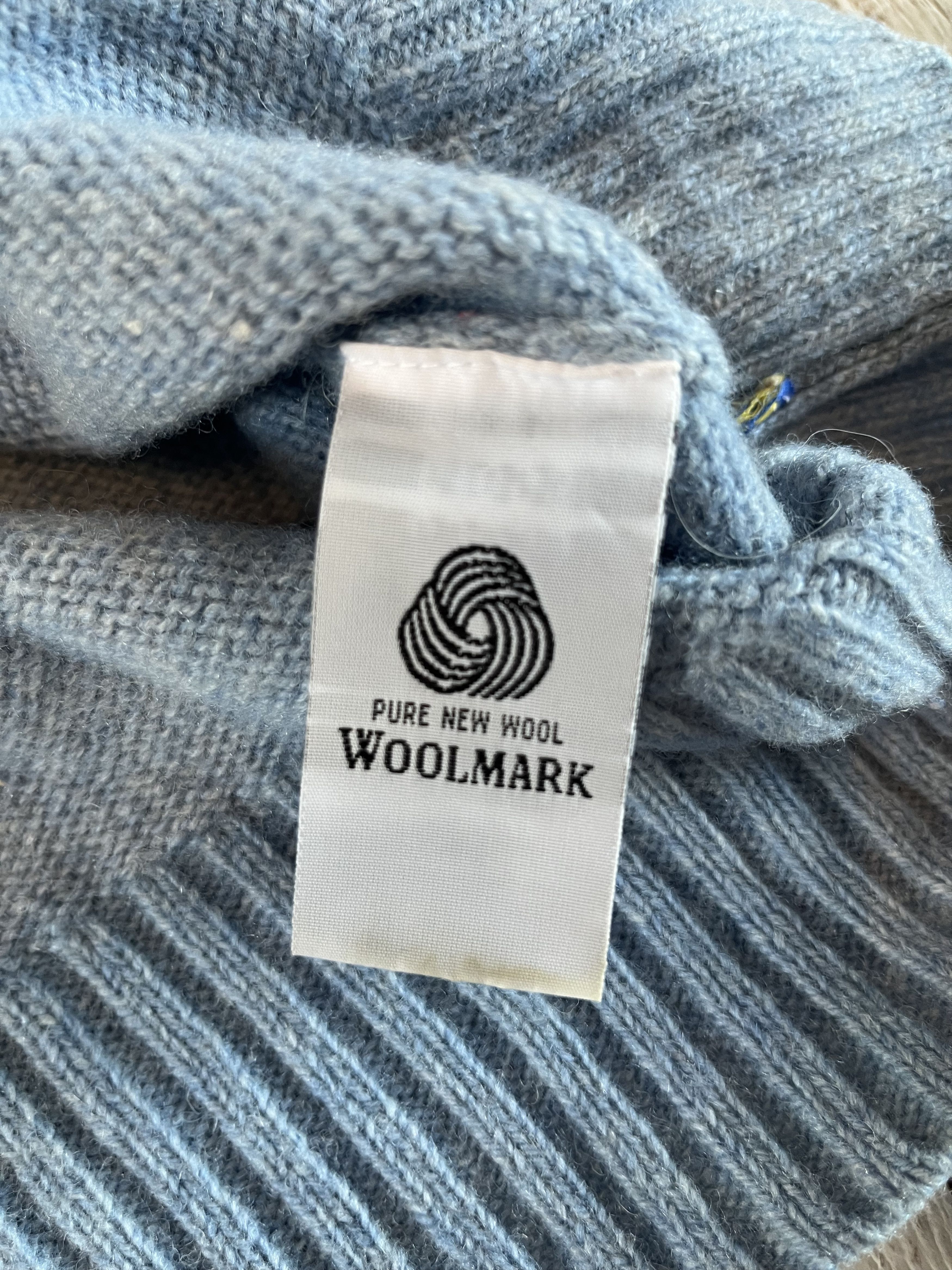 Fjallraven Fjallraven Baby Blue Big Logo Womens Wool Knit Size M / US 6-8 / IT 42-44 - 11 Thumbnail