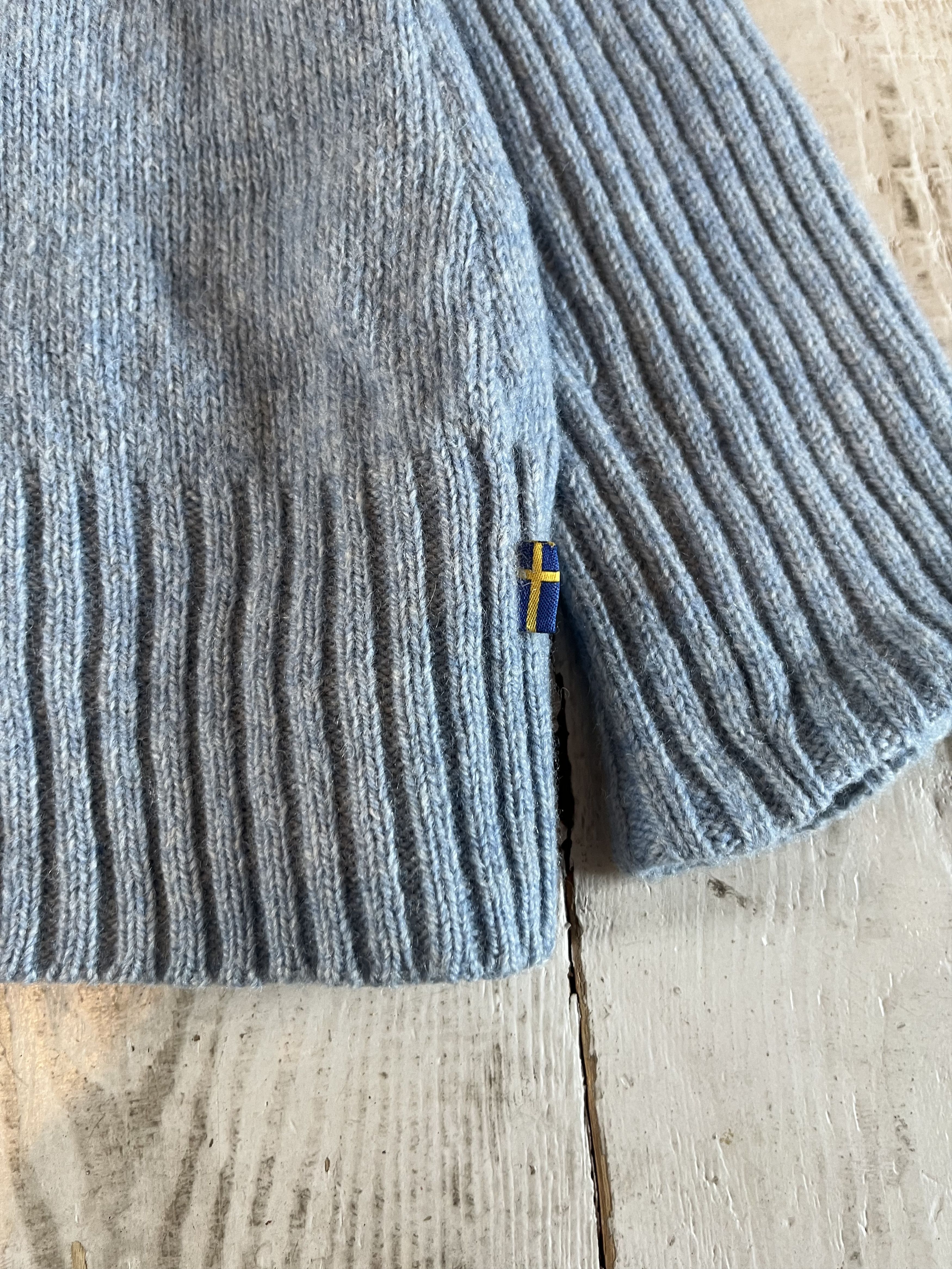 Fjallraven Fjallraven Baby Blue Big Logo Womens Wool Knit Size M / US 6-8 / IT 42-44 - 10 Thumbnail
