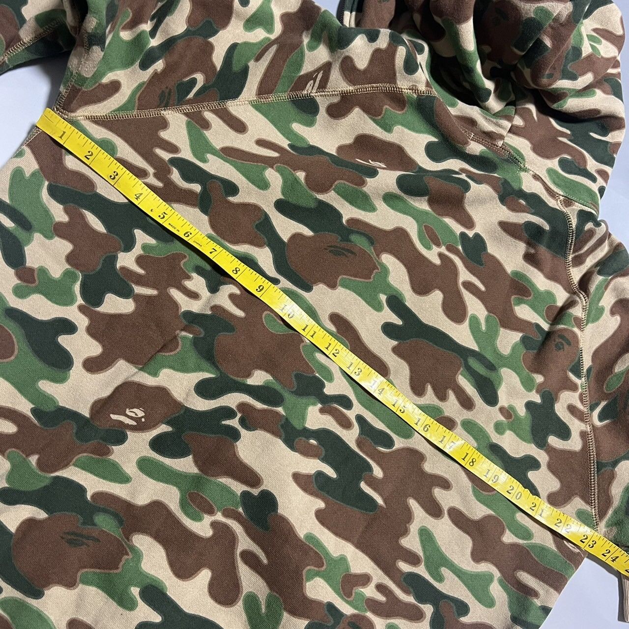 Bape BAPE camo full zip hoodie Size US XL / EU 56 / 4 - 7 Thumbnail