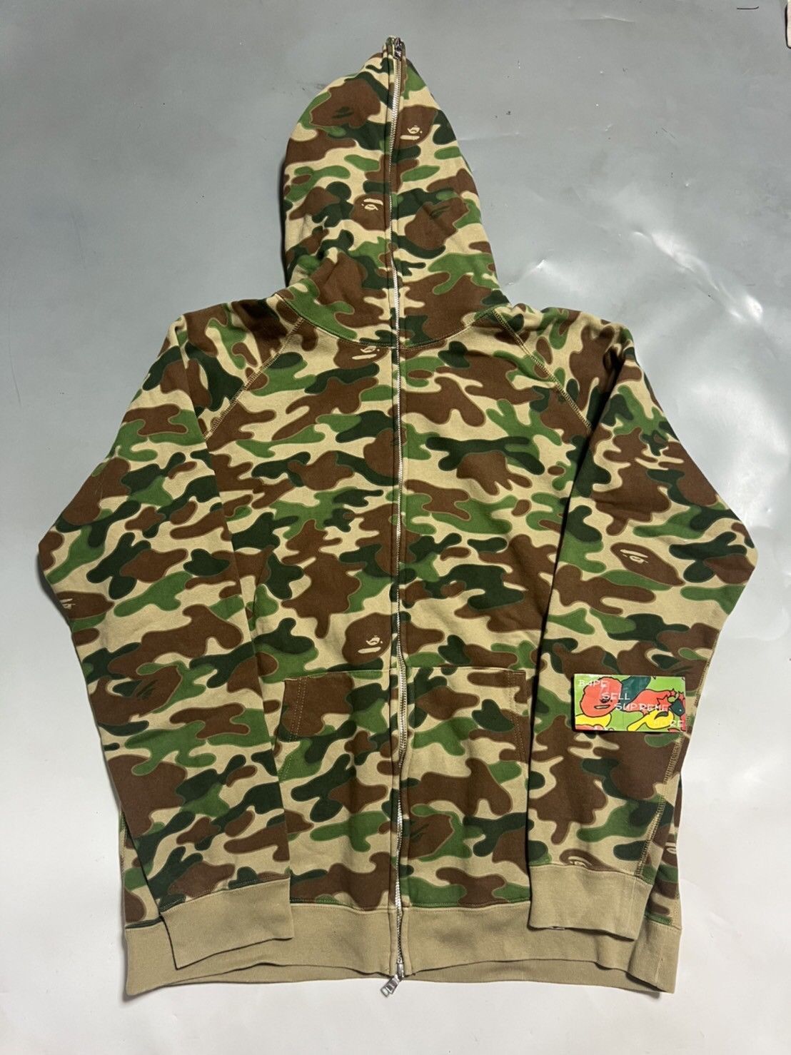 Bape BAPE camo full zip hoodie Size US XL / EU 56 / 4 - 1 Thumbnail