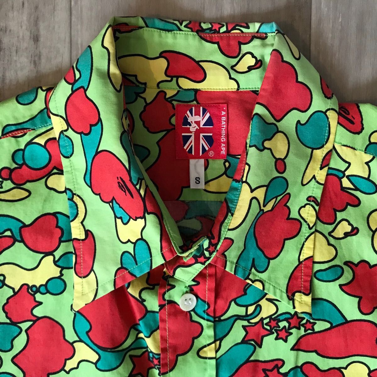Bape BAPE psyche camo long sleeve shirt Size US S / EU 44-46 / 1 - 3 Thumbnail