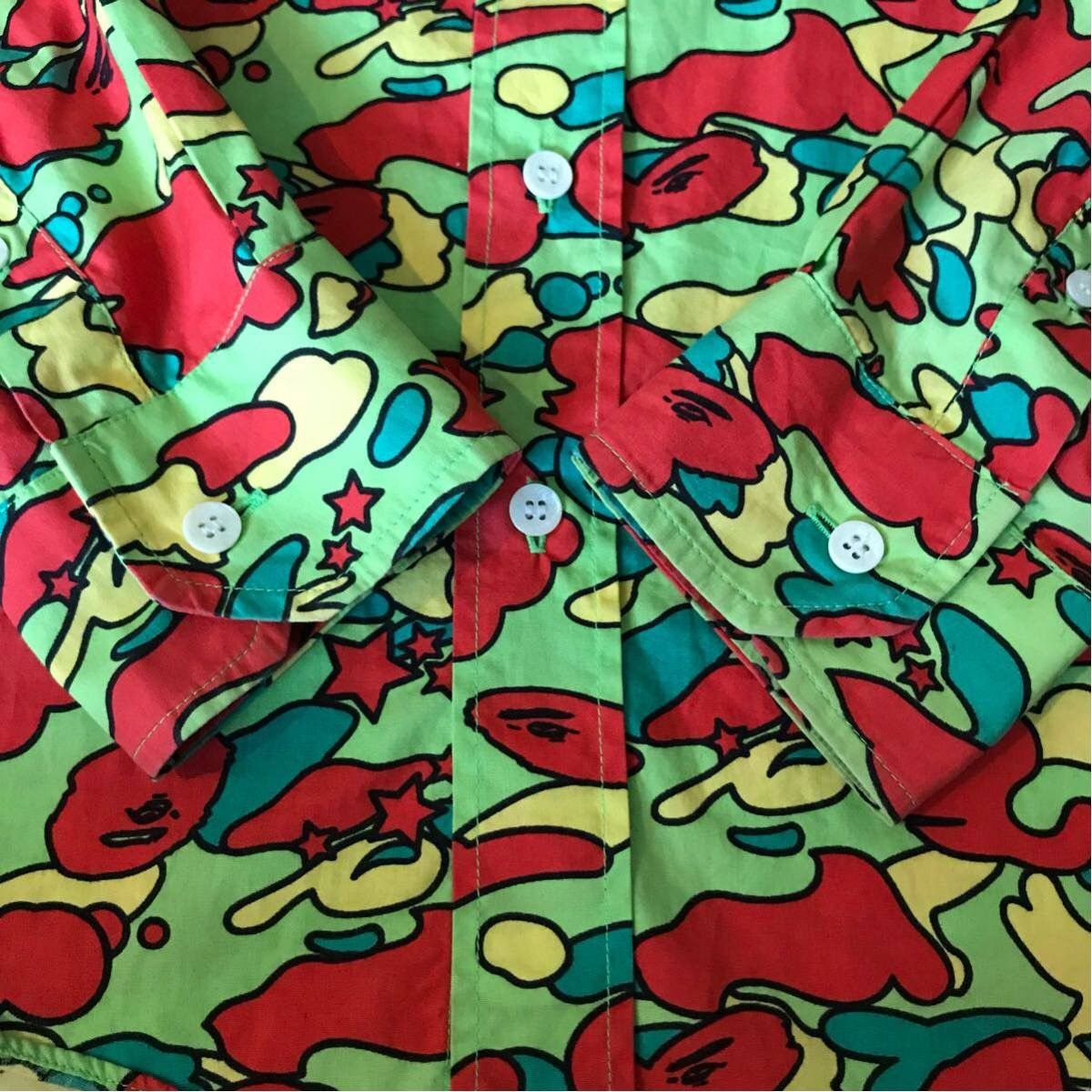 Bape BAPE psyche camo long sleeve shirt Size US S / EU 44-46 / 1 - 4 Thumbnail