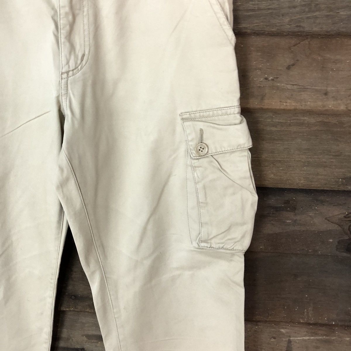Japanese Brand Japanese Brand vintage utility Brown Cargo Pants #4478 Size US 32 / EU 48 - 7 Thumbnail