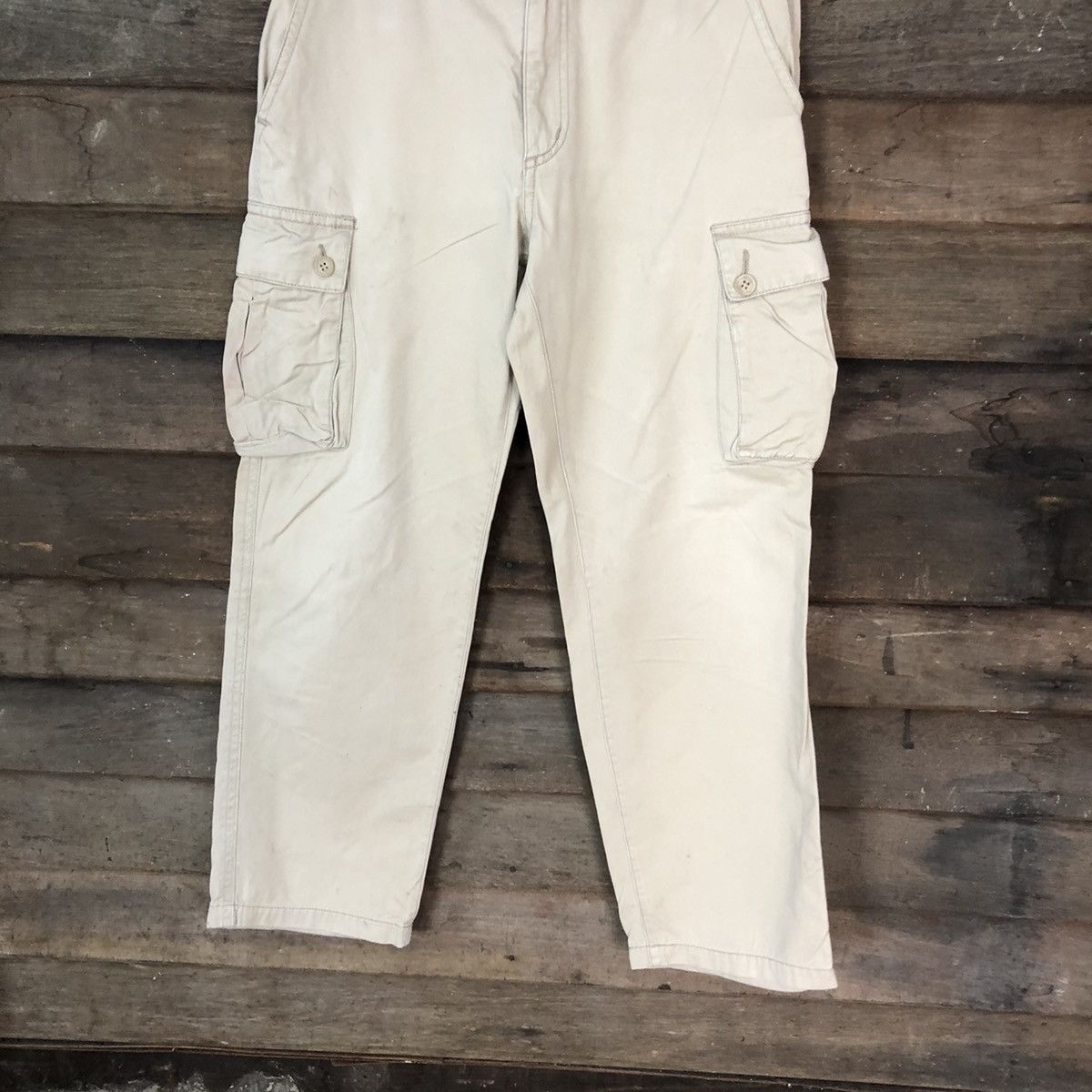 Japanese Brand Japanese Brand vintage utility Brown Cargo Pants #4478 Size US 32 / EU 48 - 3 Thumbnail