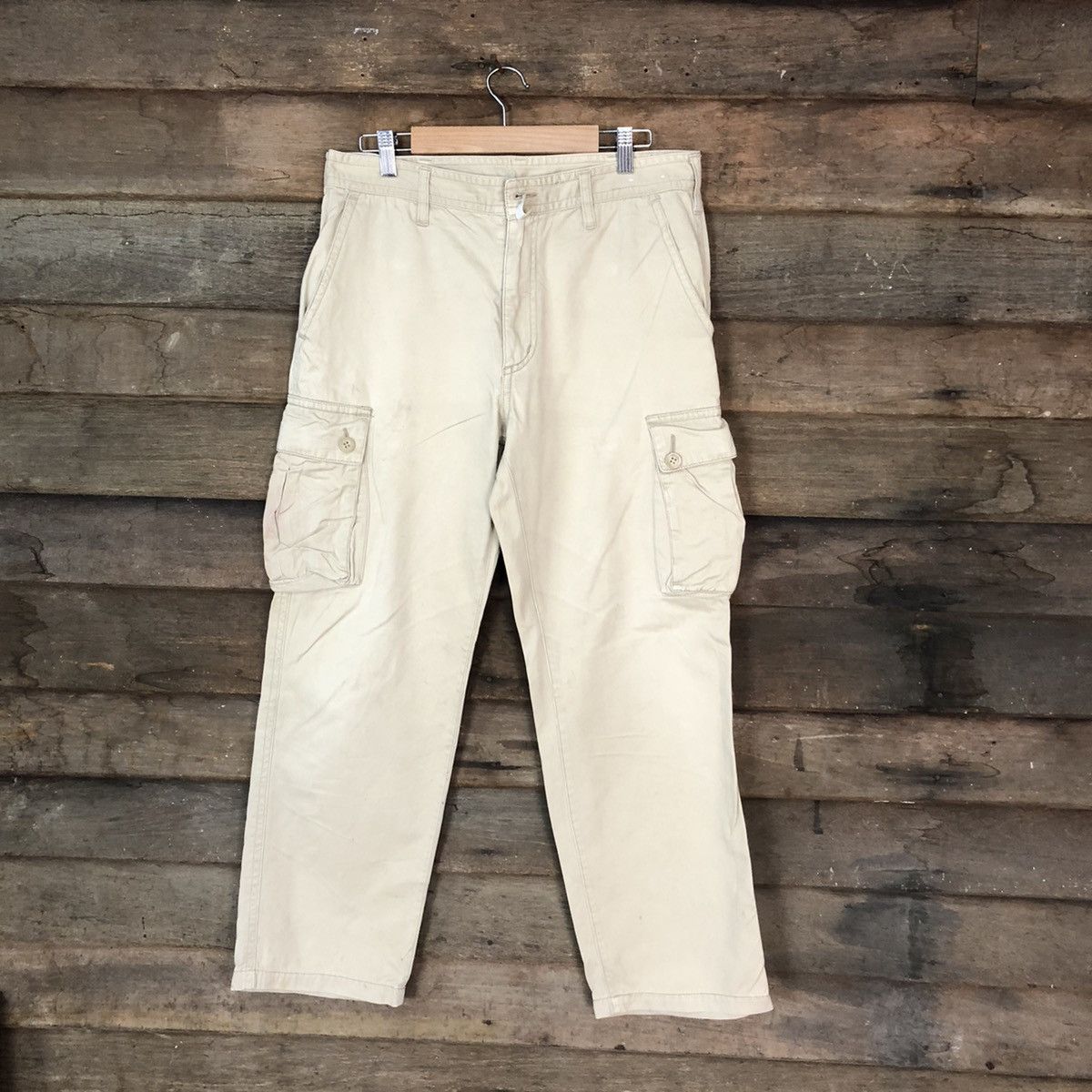 Japanese Brand Japanese Brand vintage utility Brown Cargo Pants #4478 Size US 32 / EU 48 - 1 Thumbnail