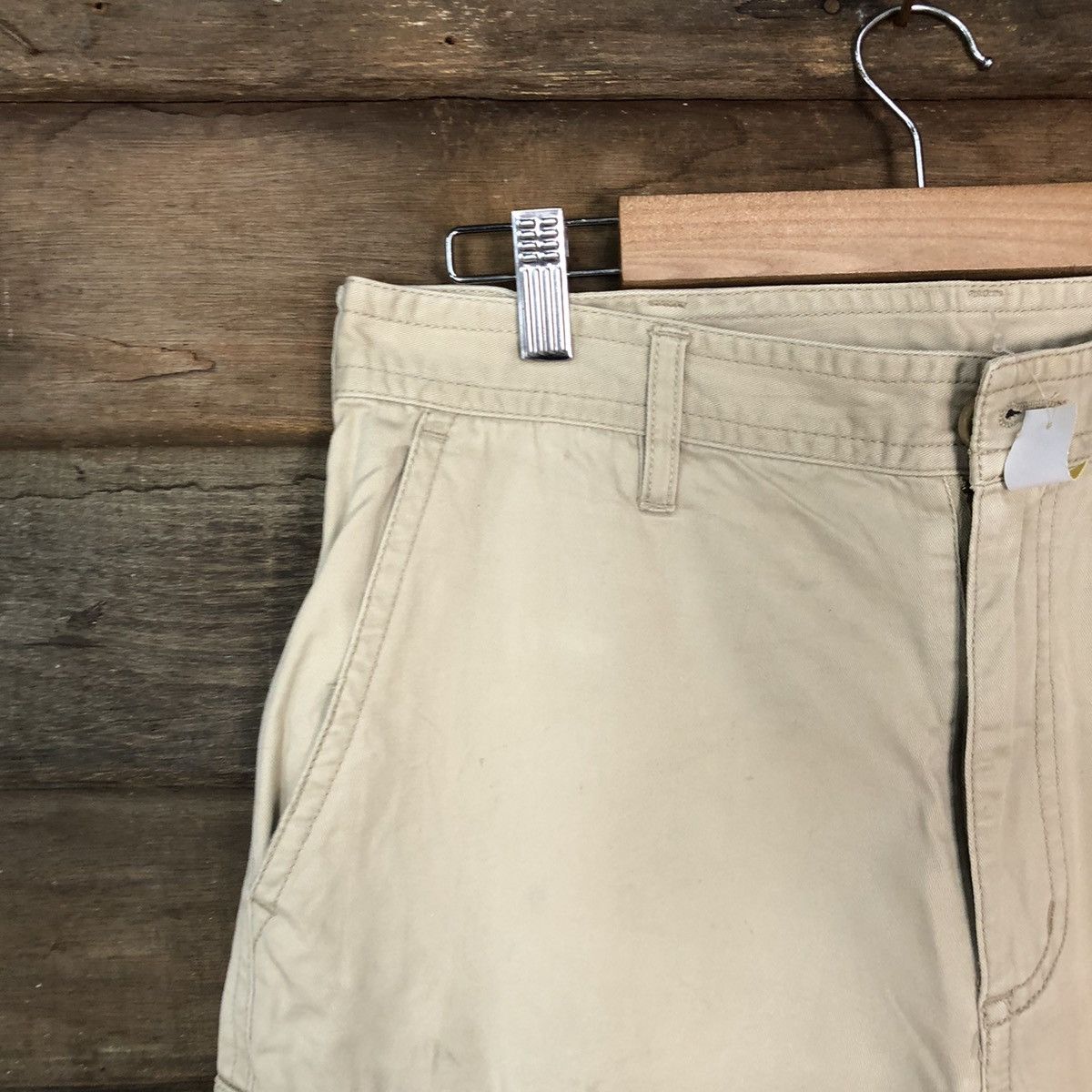 Japanese Brand Japanese Brand vintage utility Brown Cargo Pants #4478 Size US 32 / EU 48 - 4 Thumbnail