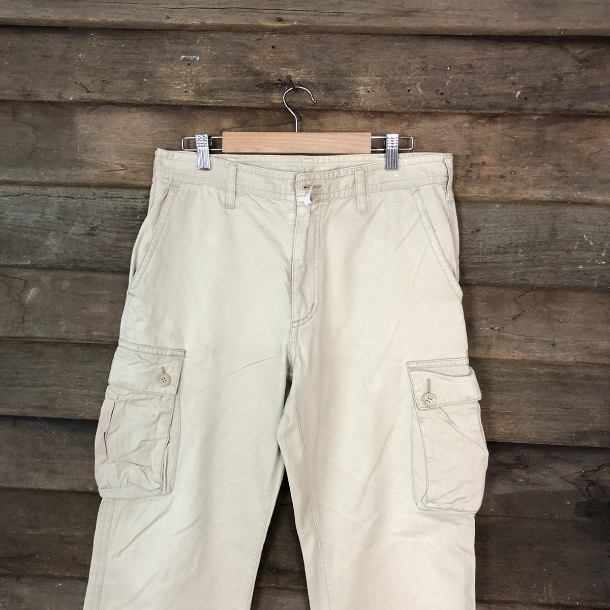 Japanese Brand Japanese Brand vintage utility Brown Cargo Pants #4478 Size US 32 / EU 48 - 2 Thumbnail