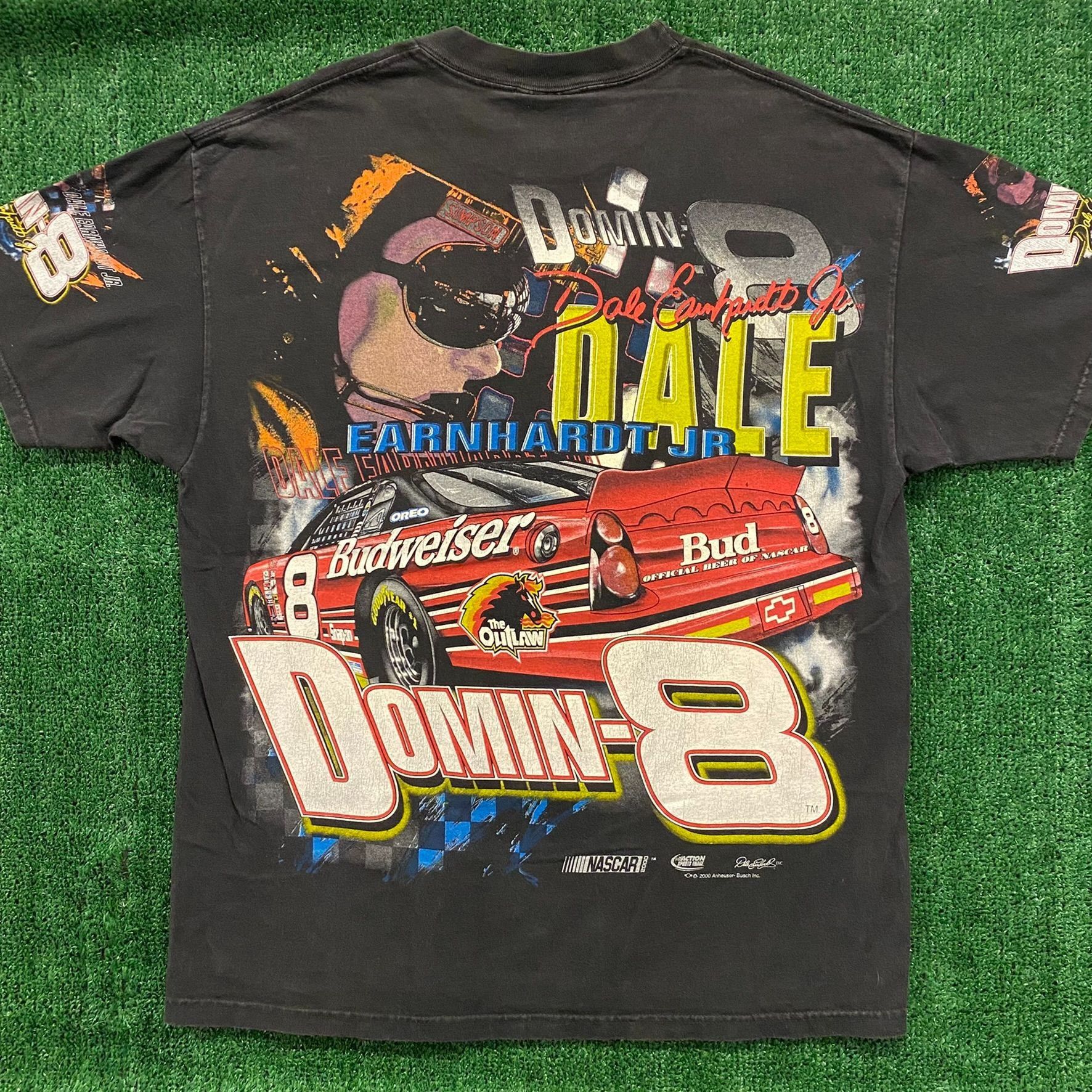 Chase Authentics Crazy Vintage 90s Dale Earnhardt NASCAR Racing T-Shirt Size US L / EU 52-54 / 3 - 4 Thumbnail