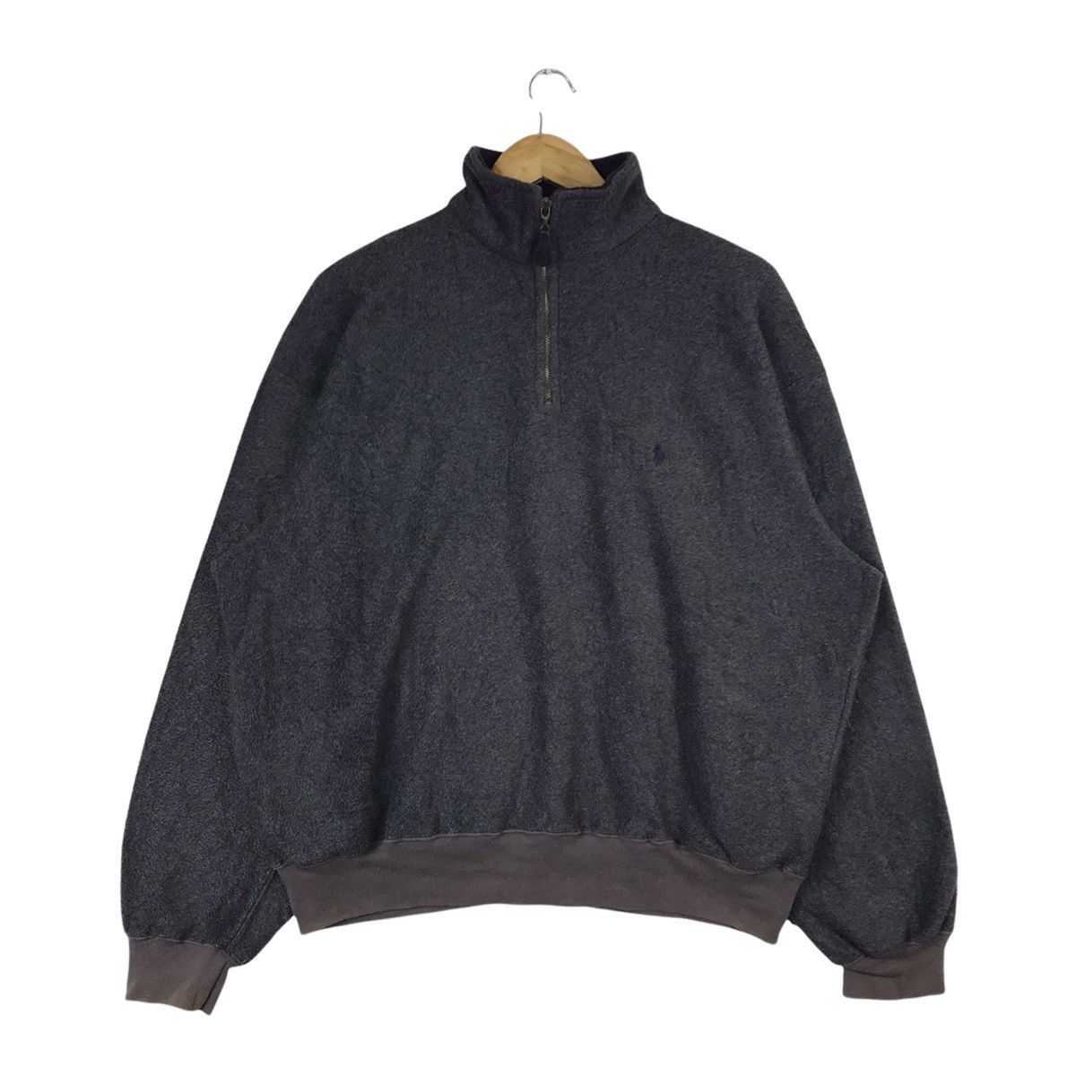 Polo Ralph Lauren Vintage Polo Small Pony Polo Ralph Lauren Fleece Sweatshirt Size US L / EU 52-54 / 3 - 1 Thumbnail