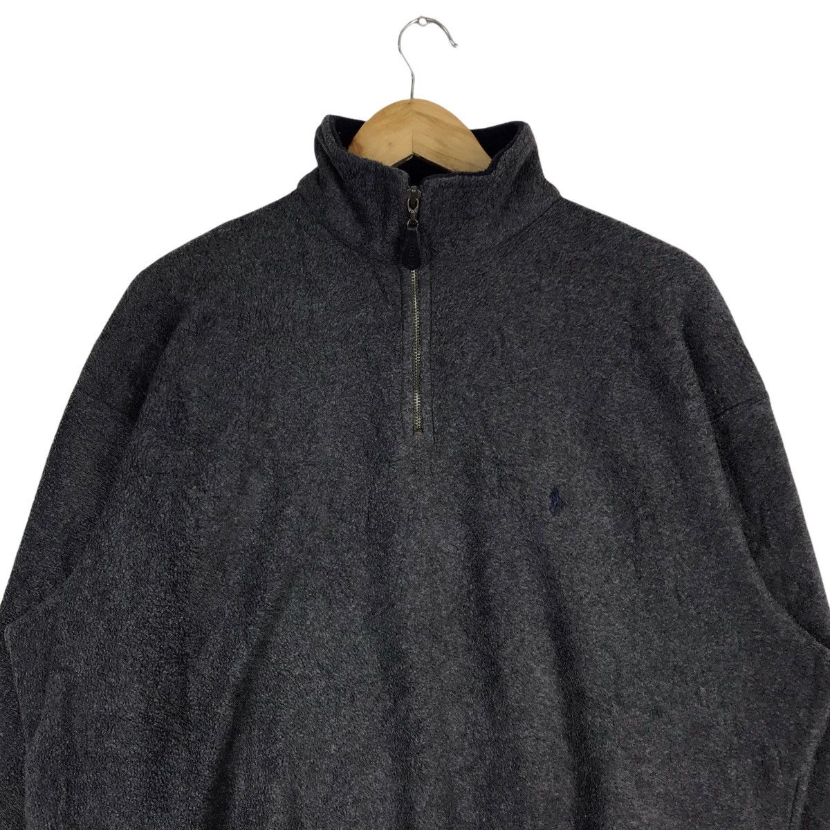 Polo Ralph Lauren Vintage Polo Small Pony Polo Ralph Lauren Fleece Sweatshirt Size US L / EU 52-54 / 3 - 2 Thumbnail