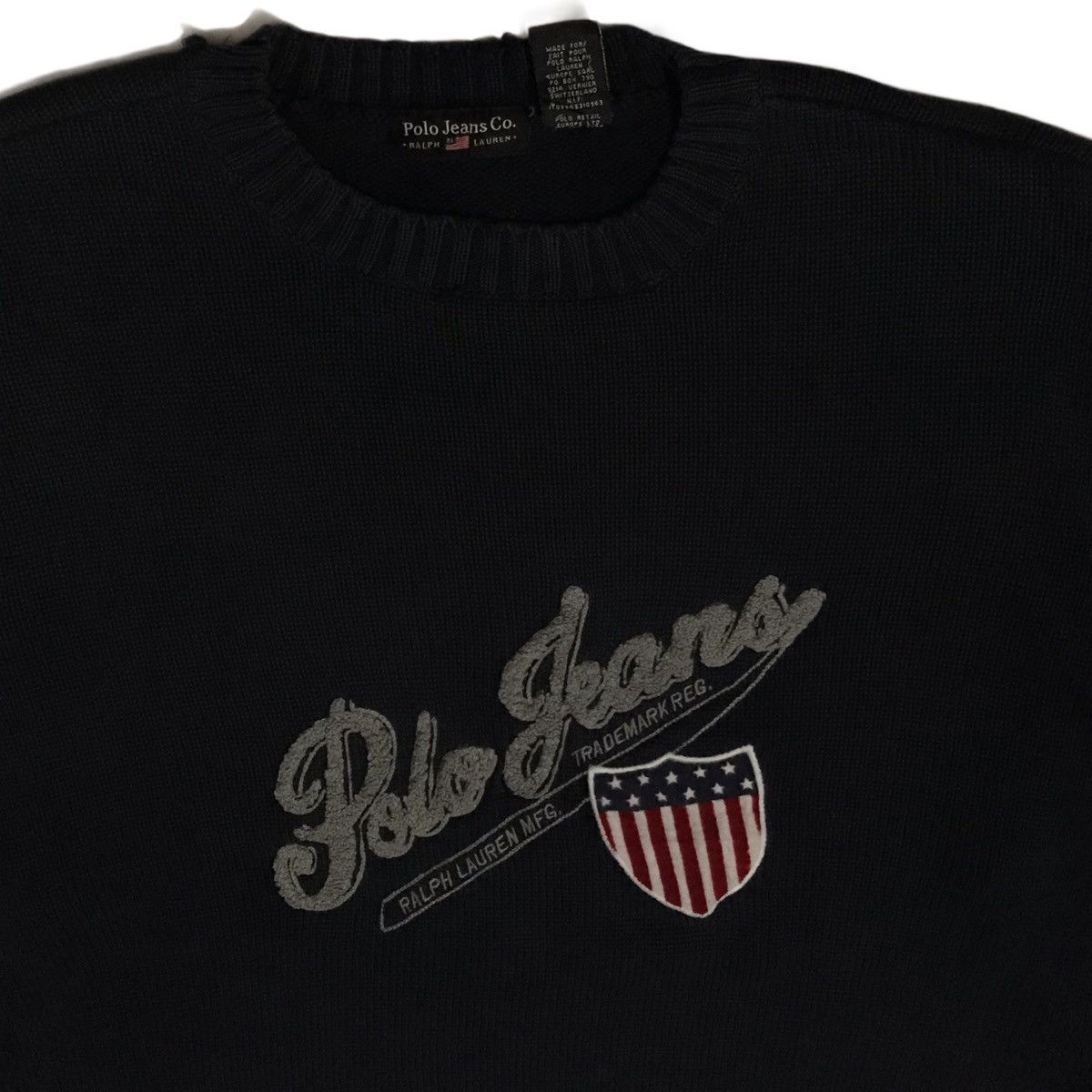 Ralph Lauren Vintage Polo Jeans Ralph Lauren Knitwear Sweatshirt Size US M / EU 48-50 / 2 - 2 Thumbnail