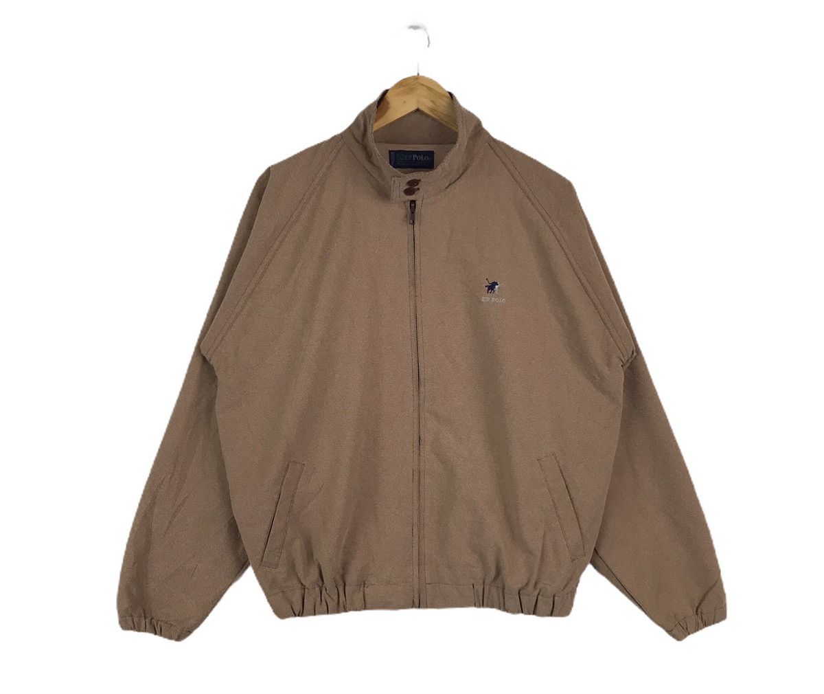 Vintage Vintage 90s Ep Polo Minimalist Zip Up Jacket Size US L / EU 52-54 / 3 - 1 Thumbnail