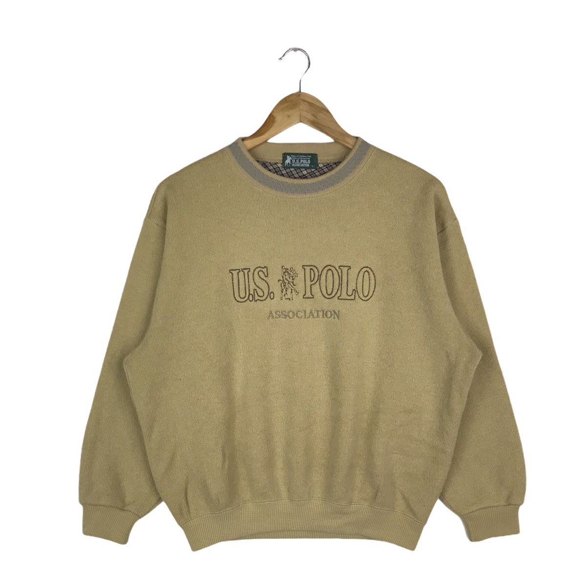 Vintage US Polo Association Spell Out Embroidery Sweatshirt