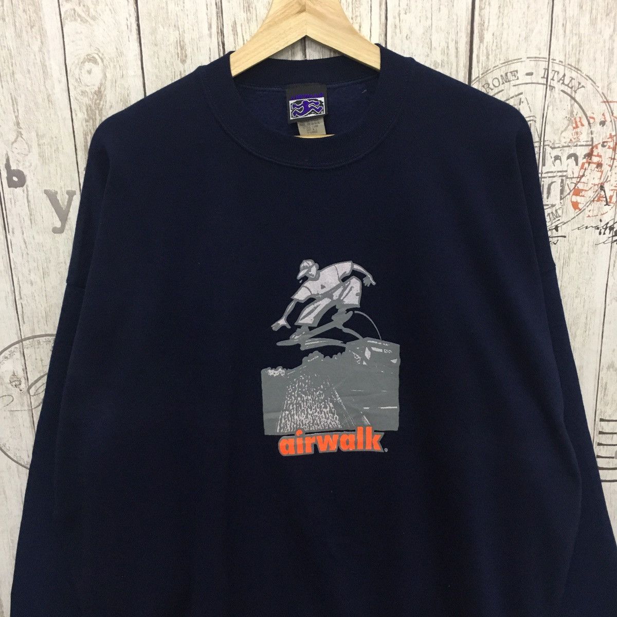 Airwalk × Vintage Rare Vintage Airwalk Skateboarding Made In USA Size US XXL / EU 58 / 5 - 3 Thumbnail