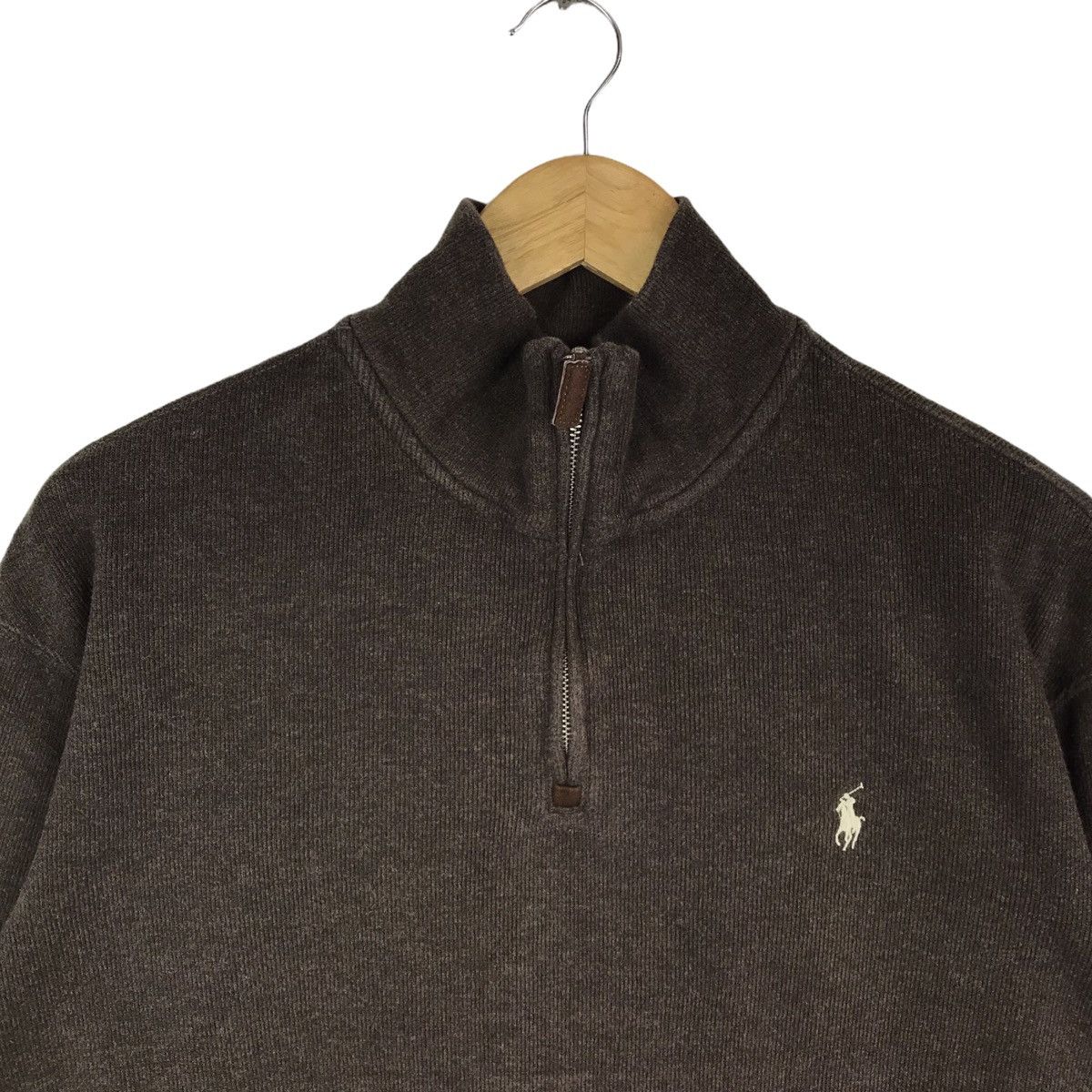 Polo Ralph Lauren Polo Ralph Lauren Polo Small Pony Half Zipper Sweatshirt Size US L / EU 52-54 / 3 - 2 Thumbnail