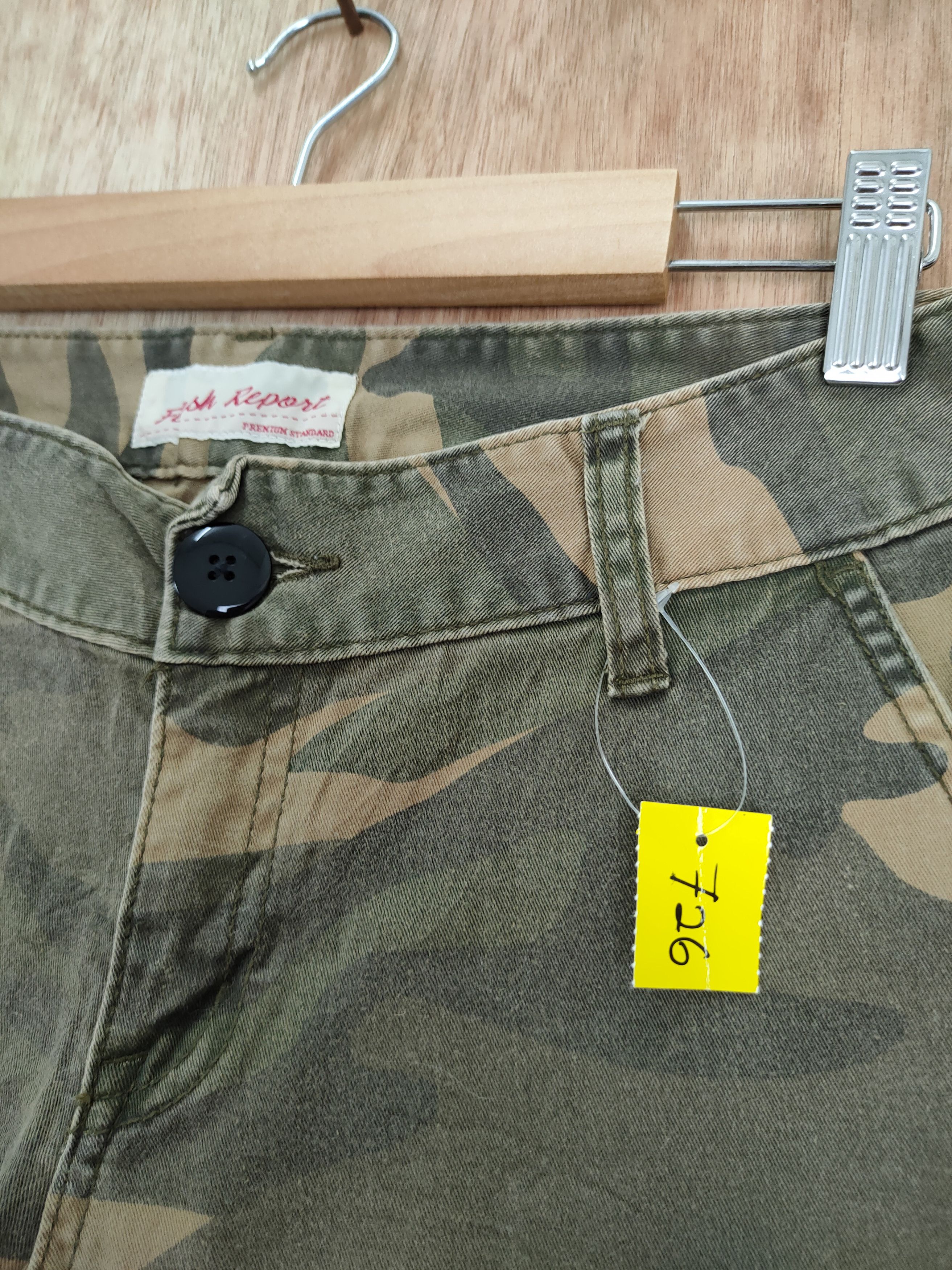 Japanese Brand DLL Flash Report skinny camo military cargo pants #726 Size 28" / US 6 / IT 42 - 5 Thumbnail