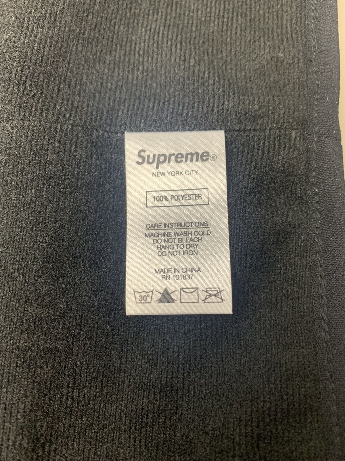 Polartec × Supreme 2018 Supreme Snowflake Polartec Neck Gaiter Mask Black Grey Size ONE SIZE - 6 Thumbnail