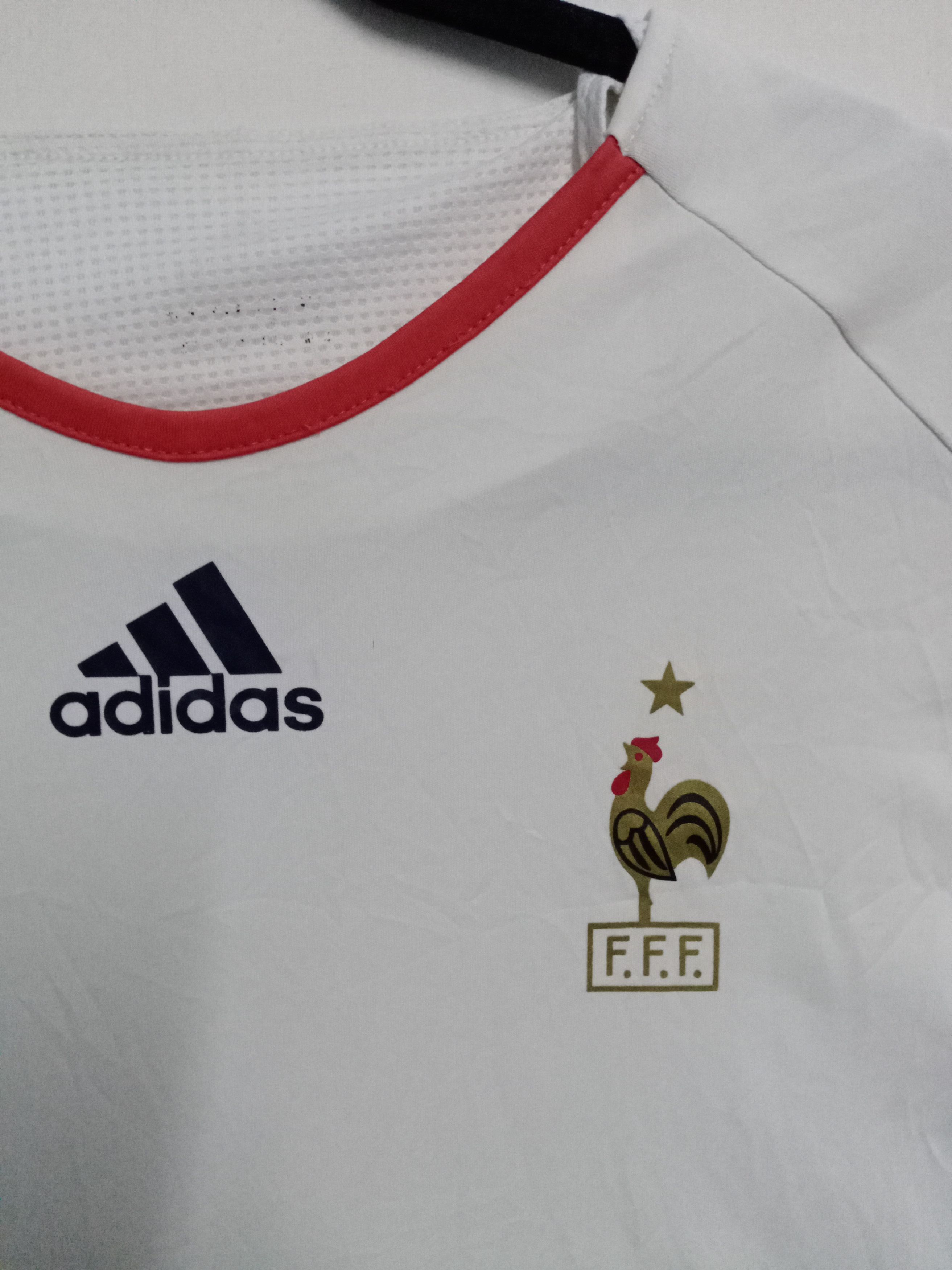 Adidas × Vintage Vintage Adidas France Soccer Team Jersey Football 2002-2003 Size US L / EU 52-54 / 3 - 6 Thumbnail