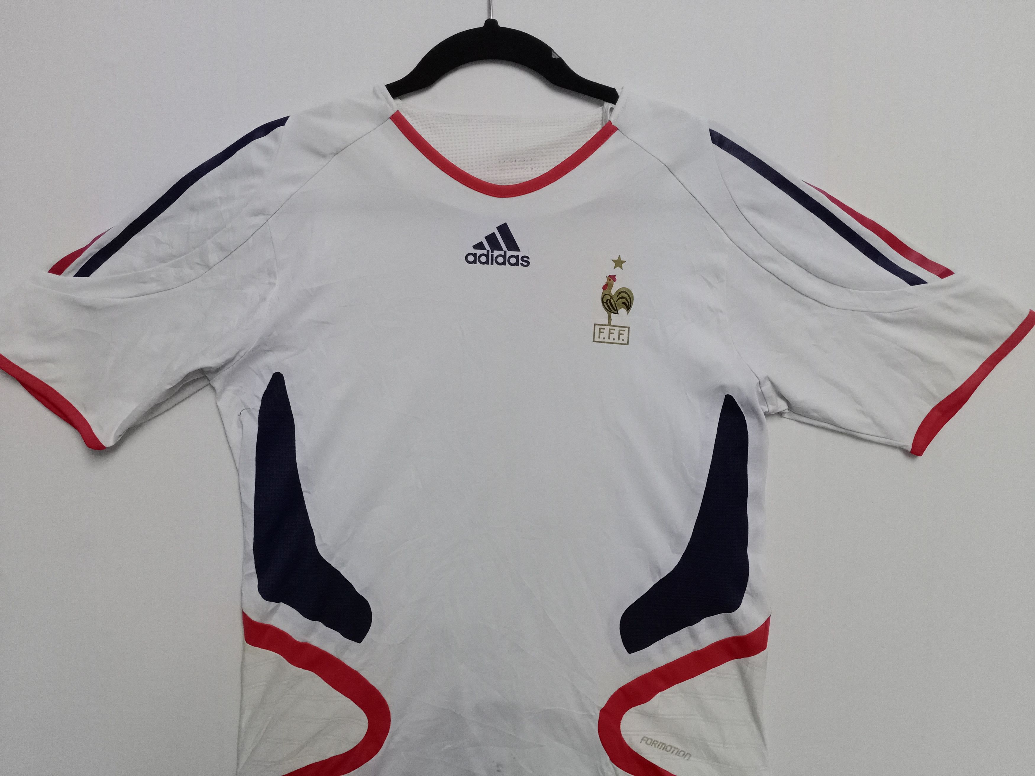 Adidas × Vintage Vintage Adidas France Soccer Team Jersey Football 2002-2003 Size US L / EU 52-54 / 3 - 7 Thumbnail