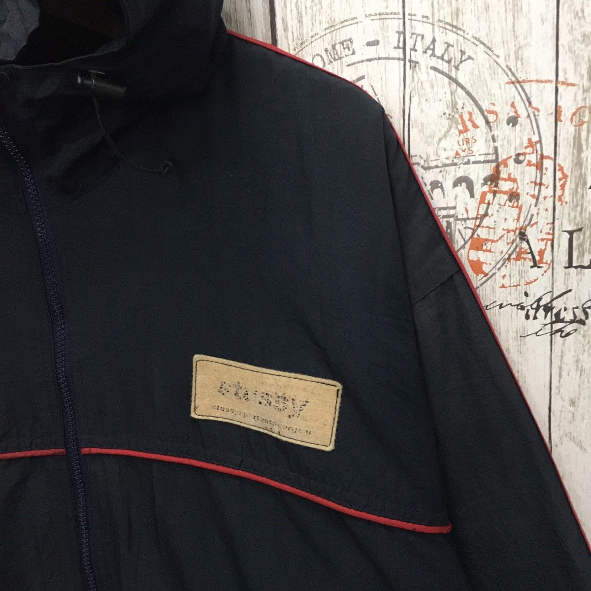 Stussy Rare Stussy Small Path Jacket Zipper Hoodie Size US XL / EU 56 / 4 - 8 Thumbnail