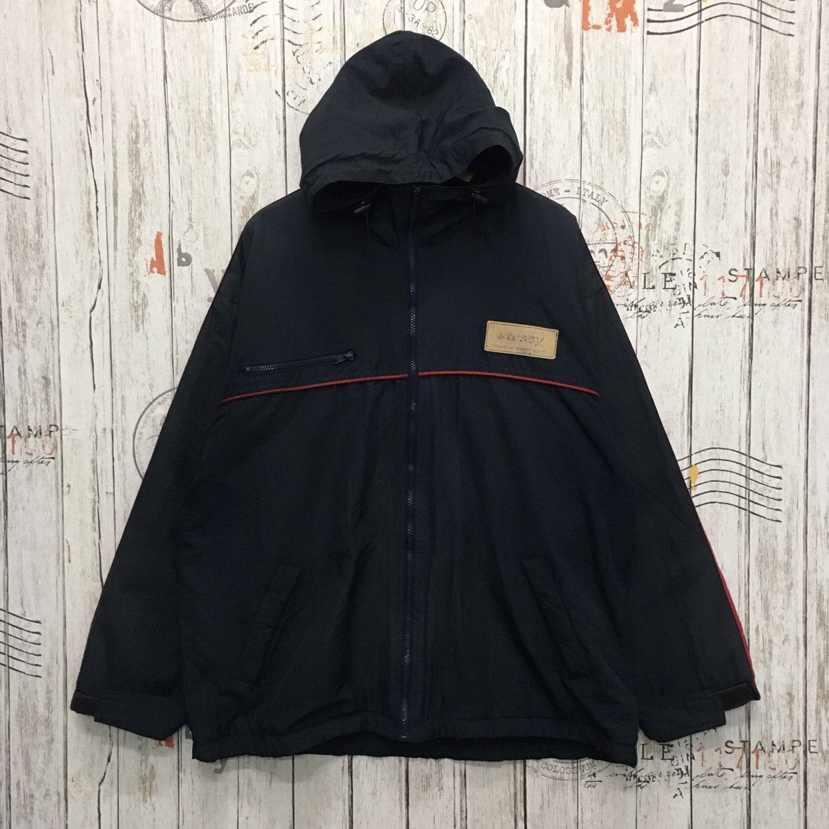 Stussy Rare Stussy Small Path Jacket Zipper Hoodie Size US XL / EU 56 / 4 - 1 Thumbnail