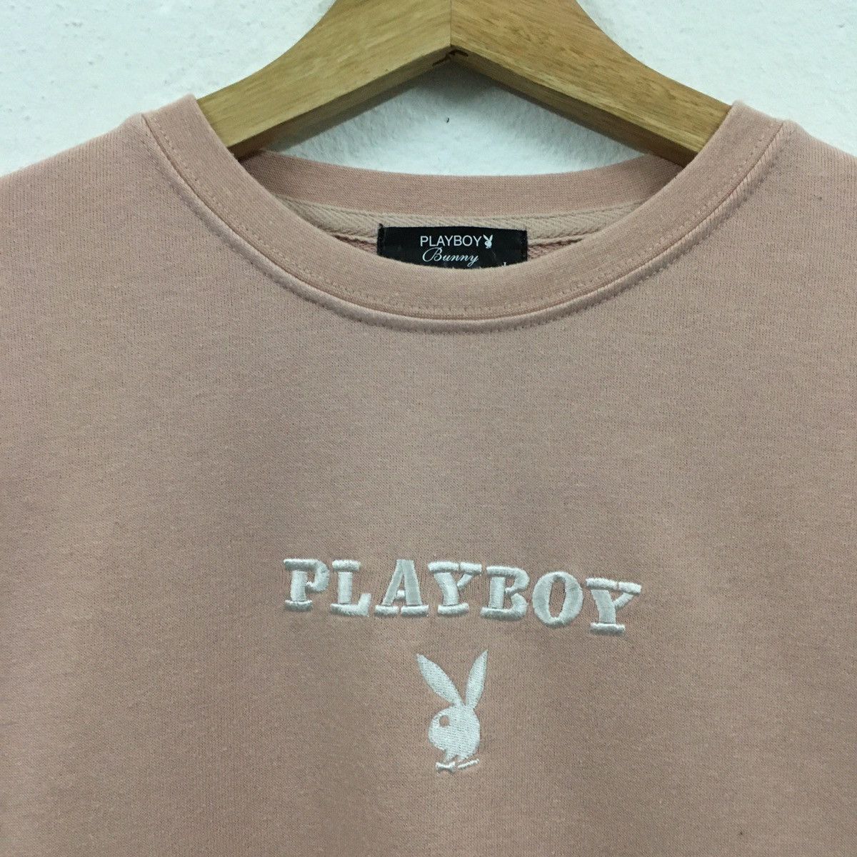 Playboy Rare Playboy Bunny Center Logo Embroidery Sweatshirt Size US L / EU 52-54 / 3 - 4 Thumbnail