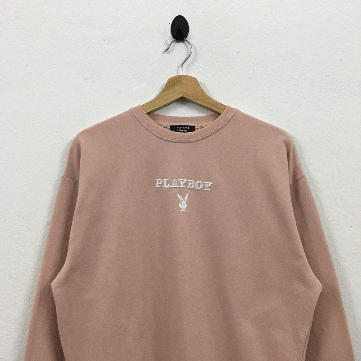 Playboy Rare Playboy Bunny Center Logo Embroidery Sweatshirt Size US L / EU 52-54 / 3 - 3 Thumbnail