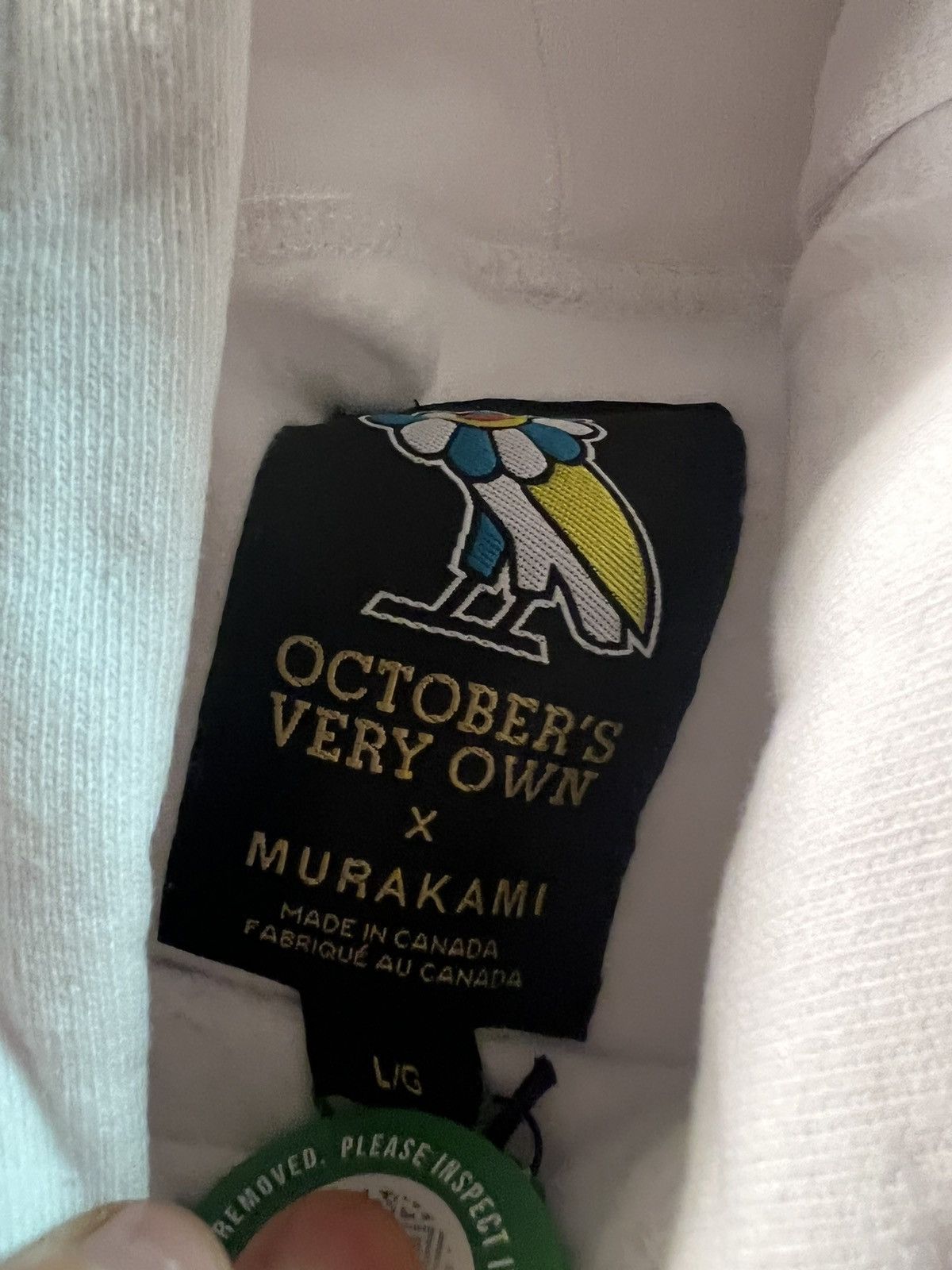 October's Very Own × Takashi Murakami OVO X Takashi Murakami Hoodie White 2018 Flower Owl Size US L / EU 52-54 / 3 - 4 Thumbnail