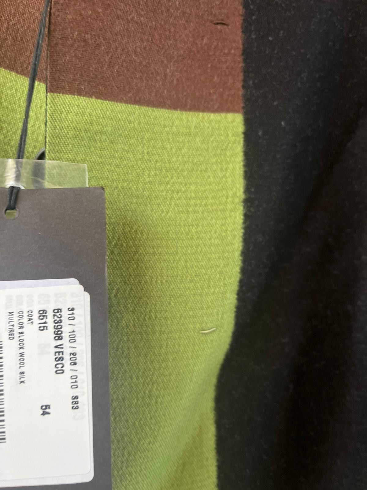 Bottega Veneta Colorblock Wool Silk Coat in Multicolor Size US L / EU 52-54 / 3 - 12 Thumbnail