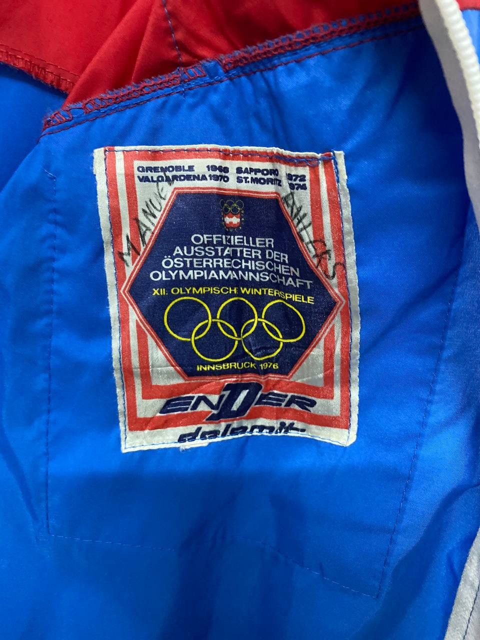 Japanese Brand × Vintage Vintage Ender Tyrolia jacket Olympic Innsbruck 1976 Size US S / EU 44-46 / 1 - 6 Thumbnail