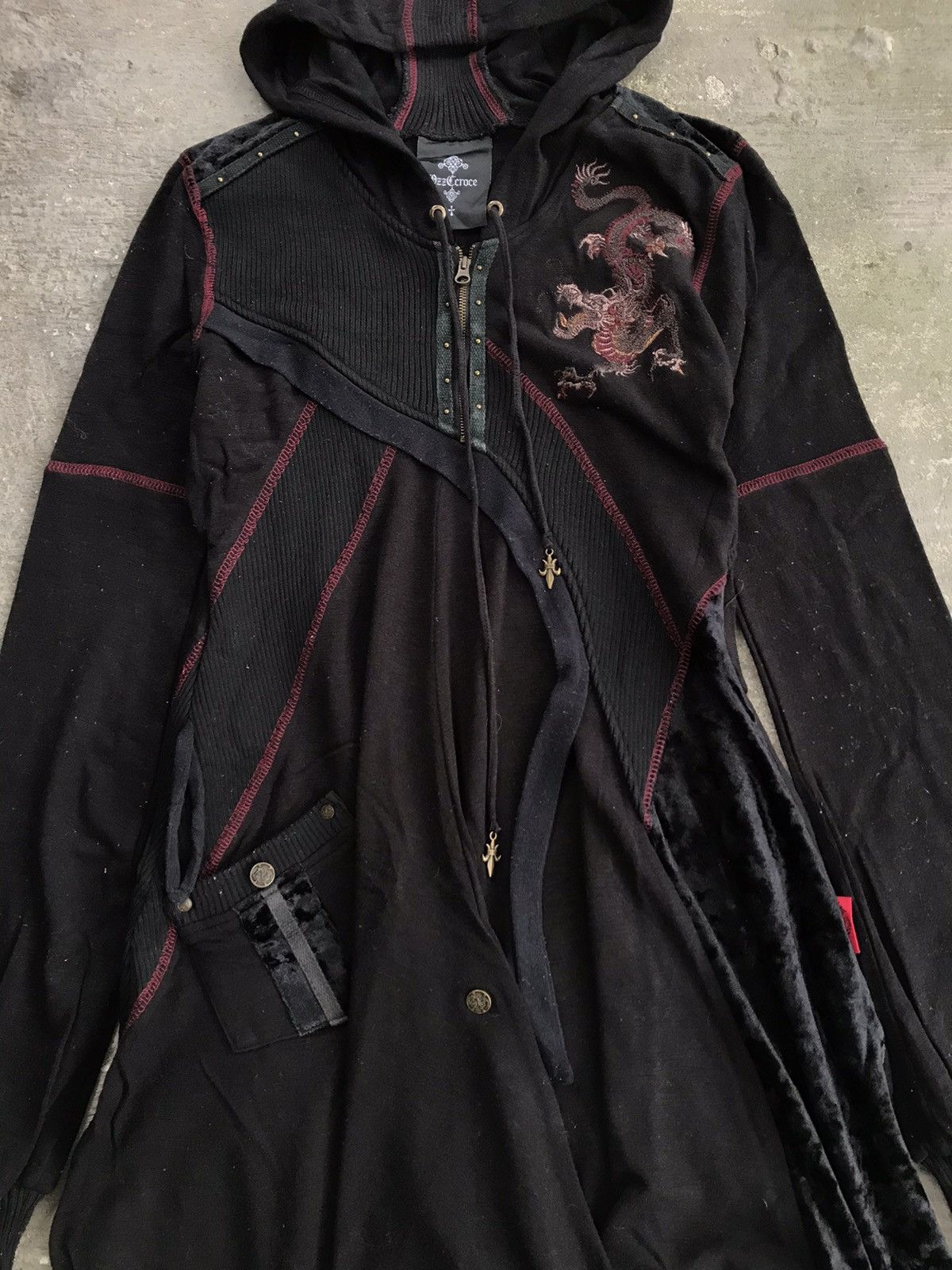 Beauty Beast Ozz Croce gothic japanese hoodie Size M / US 6-8 / IT 42-44 - 5 Thumbnail