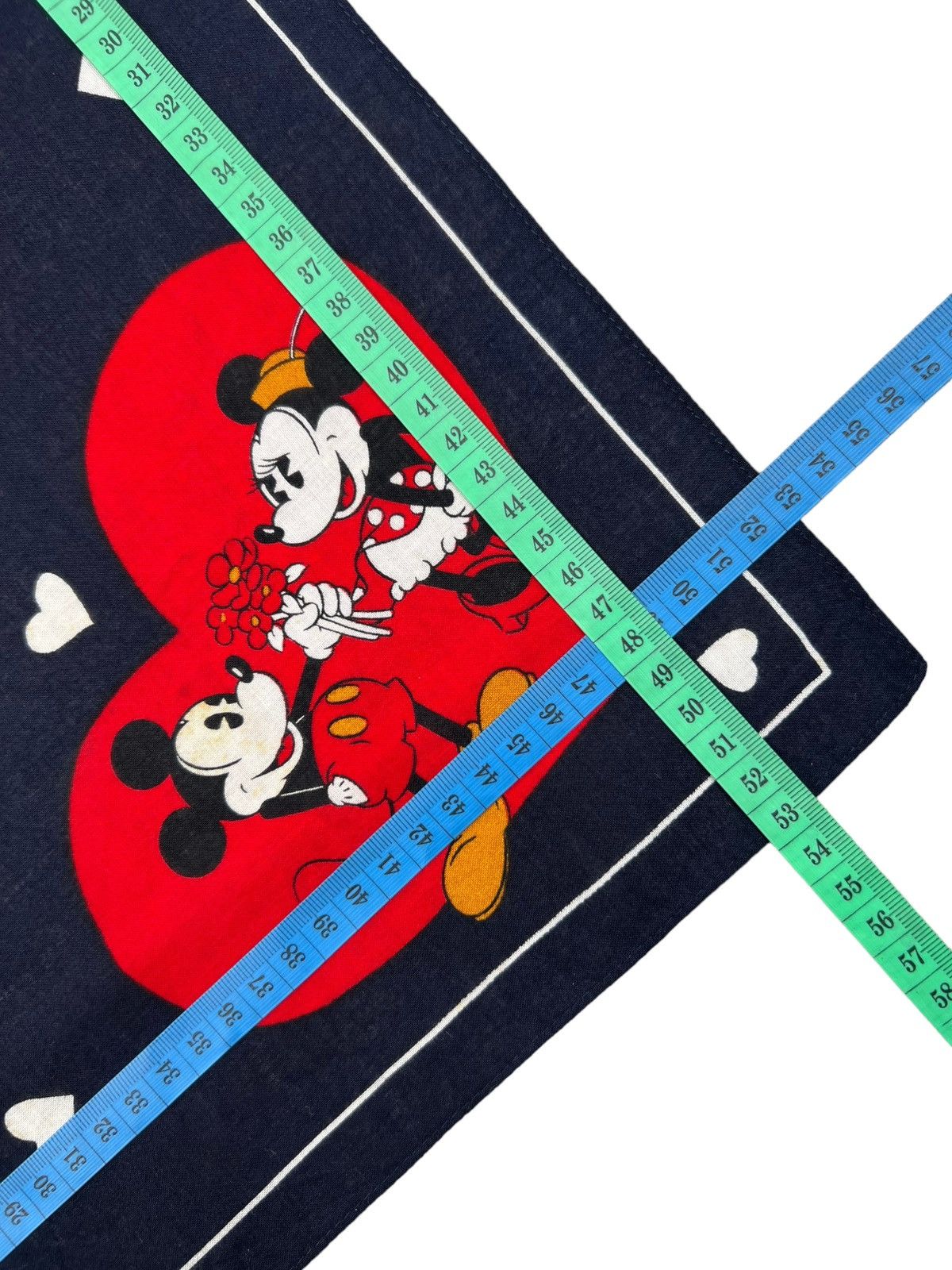 Disney × Mickey Mouse Mickey & Minnie Handkerchief Neckerchief Pocketsquare Size ONE SIZE - 4 Thumbnail