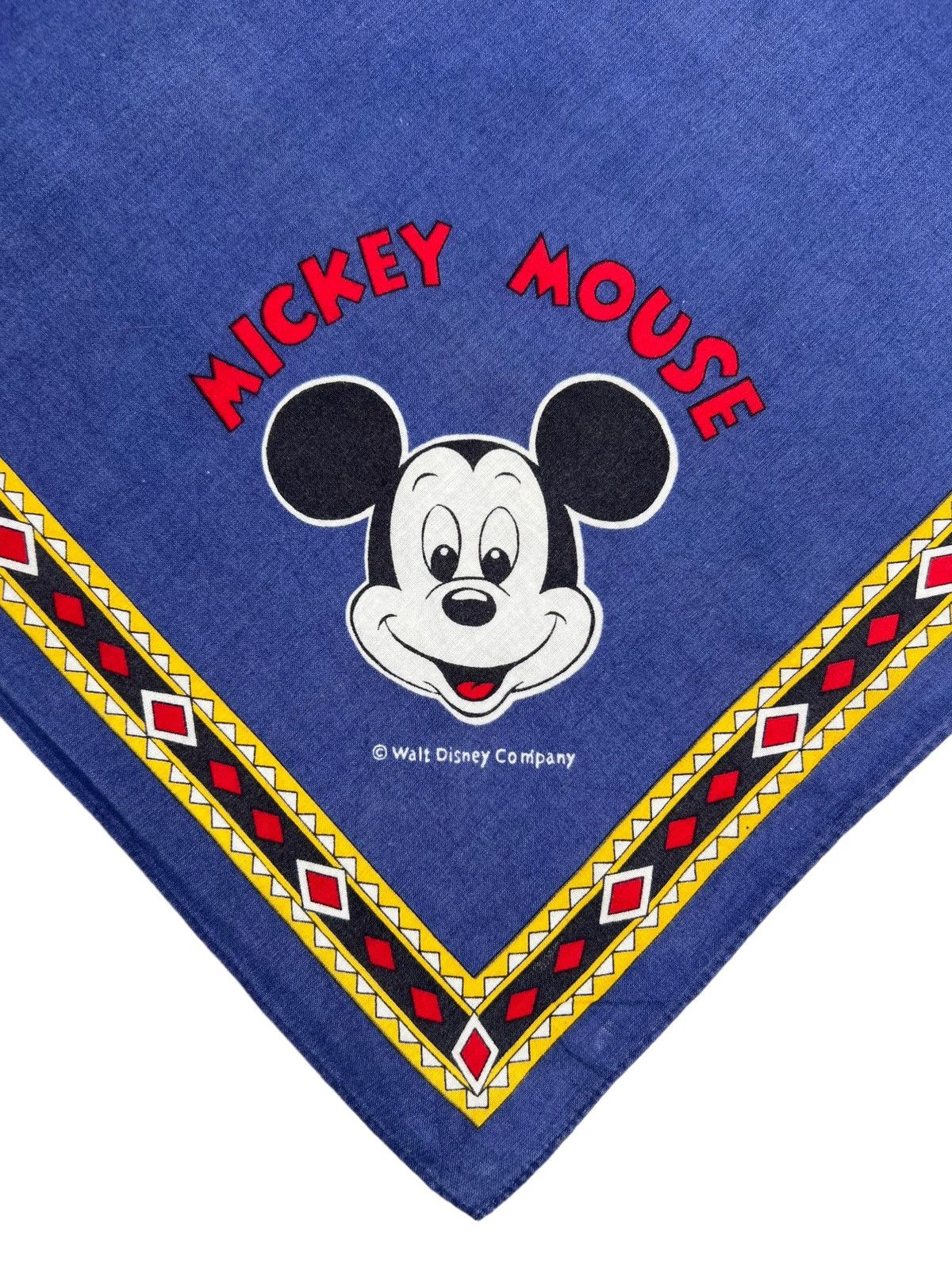 Disney Mickey Mouse Handkerchief Neckerchief Bandana Pocketsquare Size ONE SIZE - 2 Thumbnail