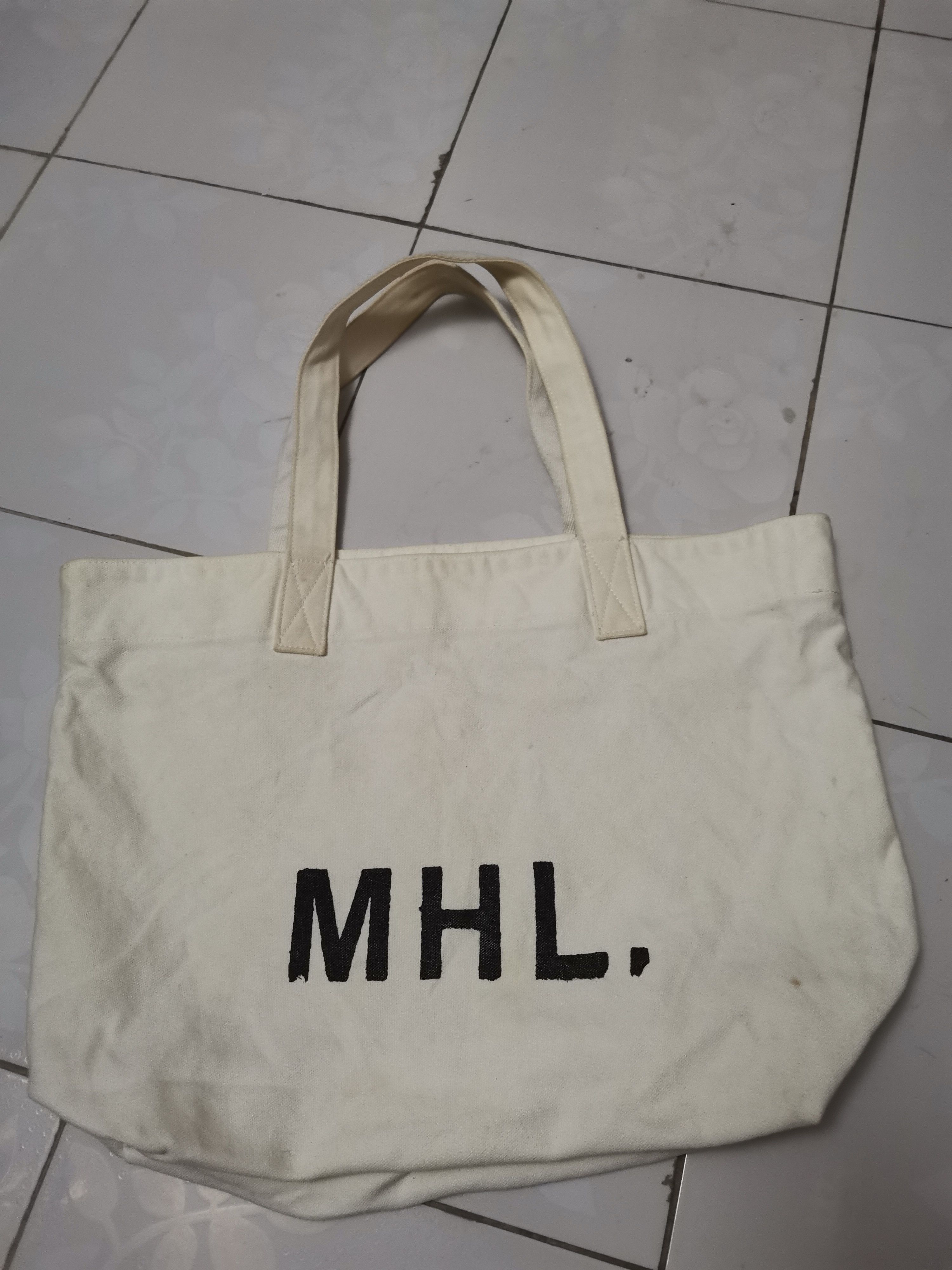Margaret Howell Tote Bag in White, Men's