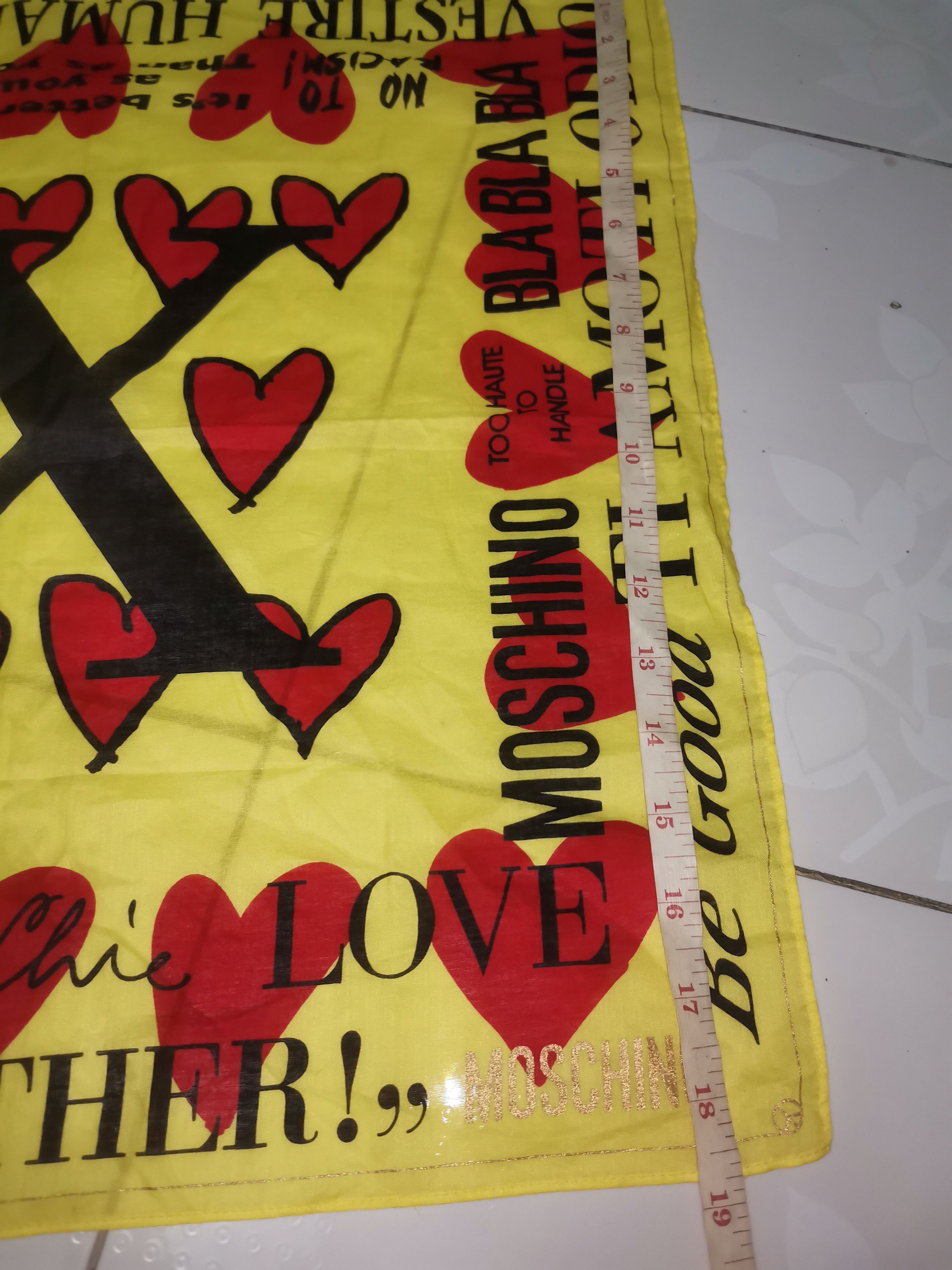 Moschino Moschino Handkerchief / Bandana/ Neckerchief Size ONE SIZE - 6 Thumbnail