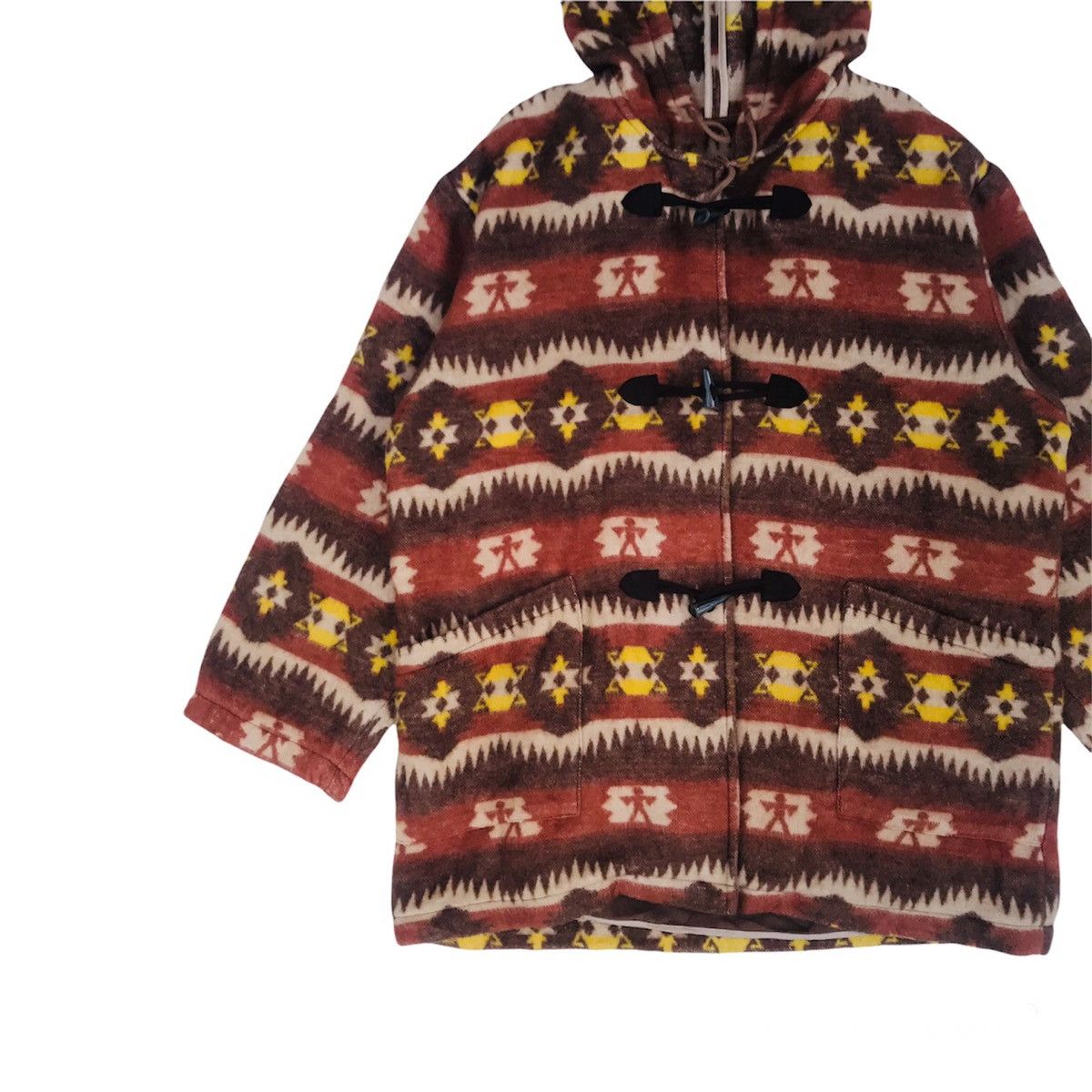Japanese Brand Japanese traditional Navajo by Margaret Line toggle hoodie Size US M / EU 48-50 / 2 - 2 Thumbnail