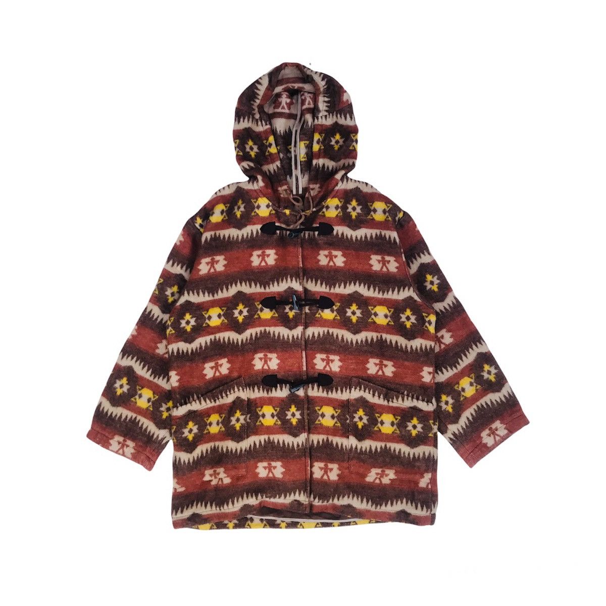 Japanese Brand Japanese traditional Navajo by Margaret Line toggle hoodie Size US M / EU 48-50 / 2 - 1 Thumbnail
