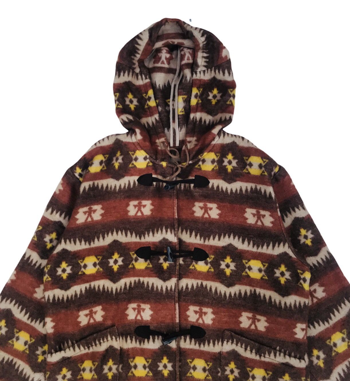 Japanese Brand Japanese traditional Navajo by Margaret Line toggle hoodie Size US M / EU 48-50 / 2 - 4 Thumbnail