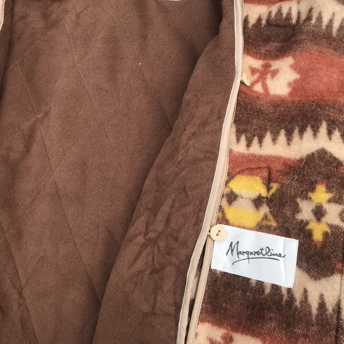 Japanese Brand Japanese traditional Navajo by Margaret Line toggle hoodie Size US M / EU 48-50 / 2 - 6 Thumbnail