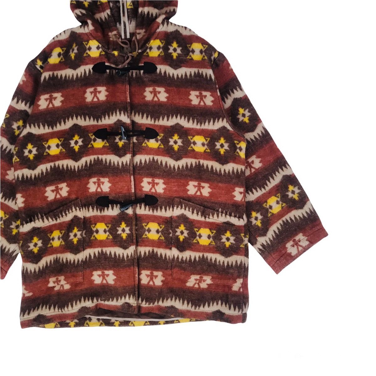 Japanese Brand Japanese traditional Navajo by Margaret Line toggle hoodie Size US M / EU 48-50 / 2 - 3 Thumbnail