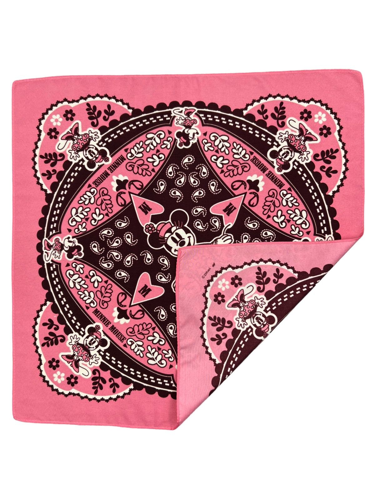 Disney Minnie Mouse Handkerchief Neckerchief Bandana Pocketsquare Size ONE SIZE - 3 Thumbnail
