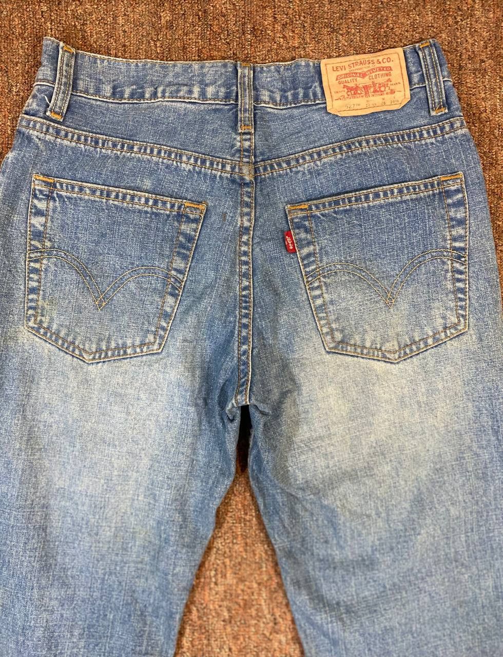 Levi's vintage levis 527 flare bootcut distressed denim Size US 29 - 4 Thumbnail