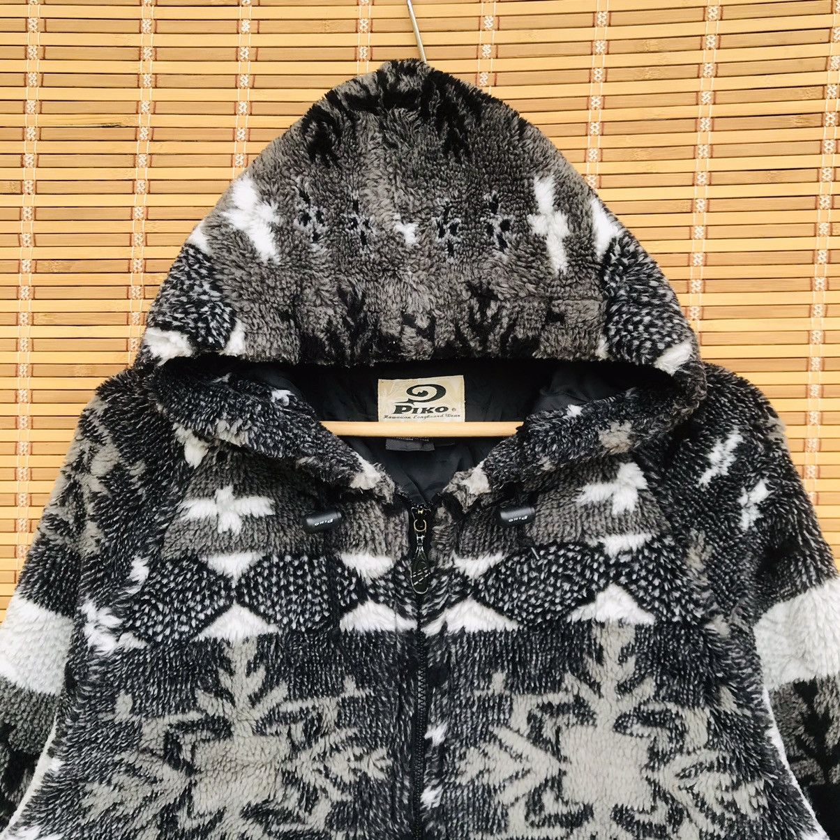 Other Vintage Piko Abstract Navajo Da-Bull fleece hoodie jumper Size US M / EU 48-50 / 2 - 4 Thumbnail