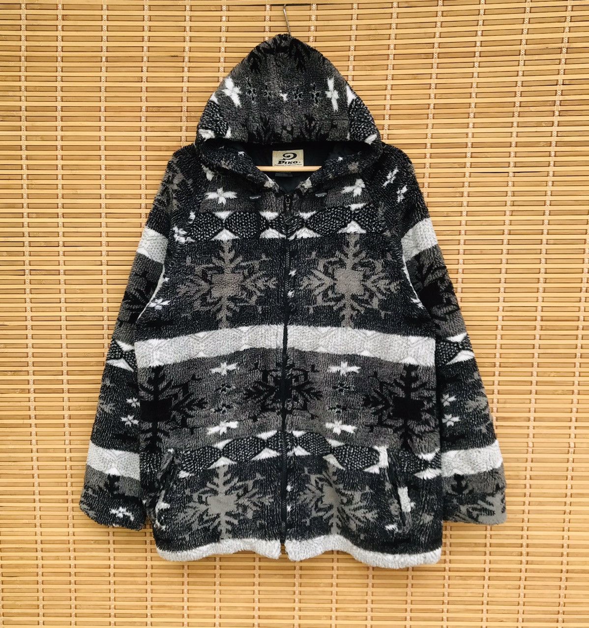 Other Vintage Piko Abstract Navajo Da-Bull fleece hoodie jumper Size US M / EU 48-50 / 2 - 1 Thumbnail