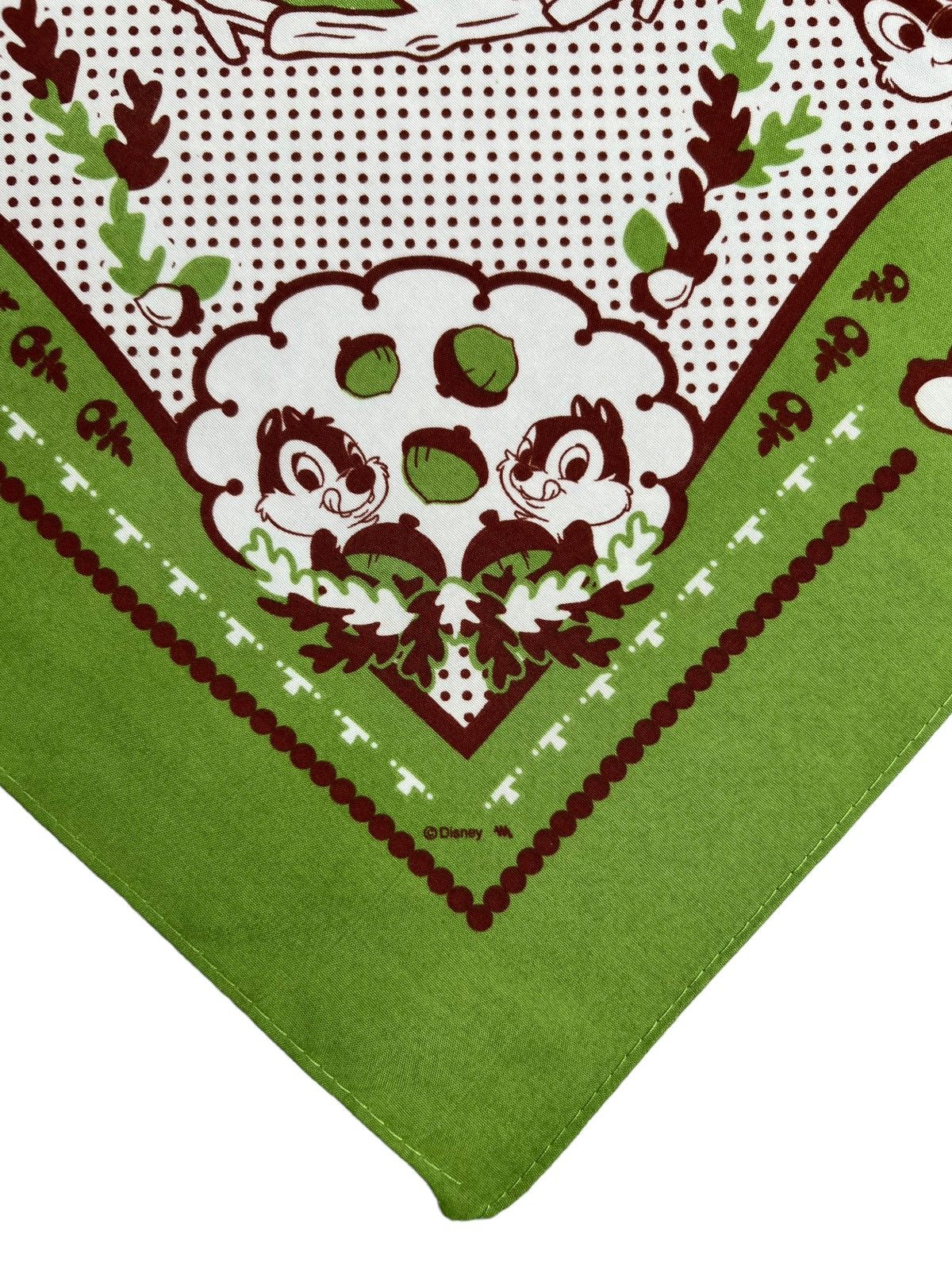 Disney Chip n Dale Handkerchief Neckerchief Bandana Pocketsquare Size ONE SIZE - 2 Thumbnail